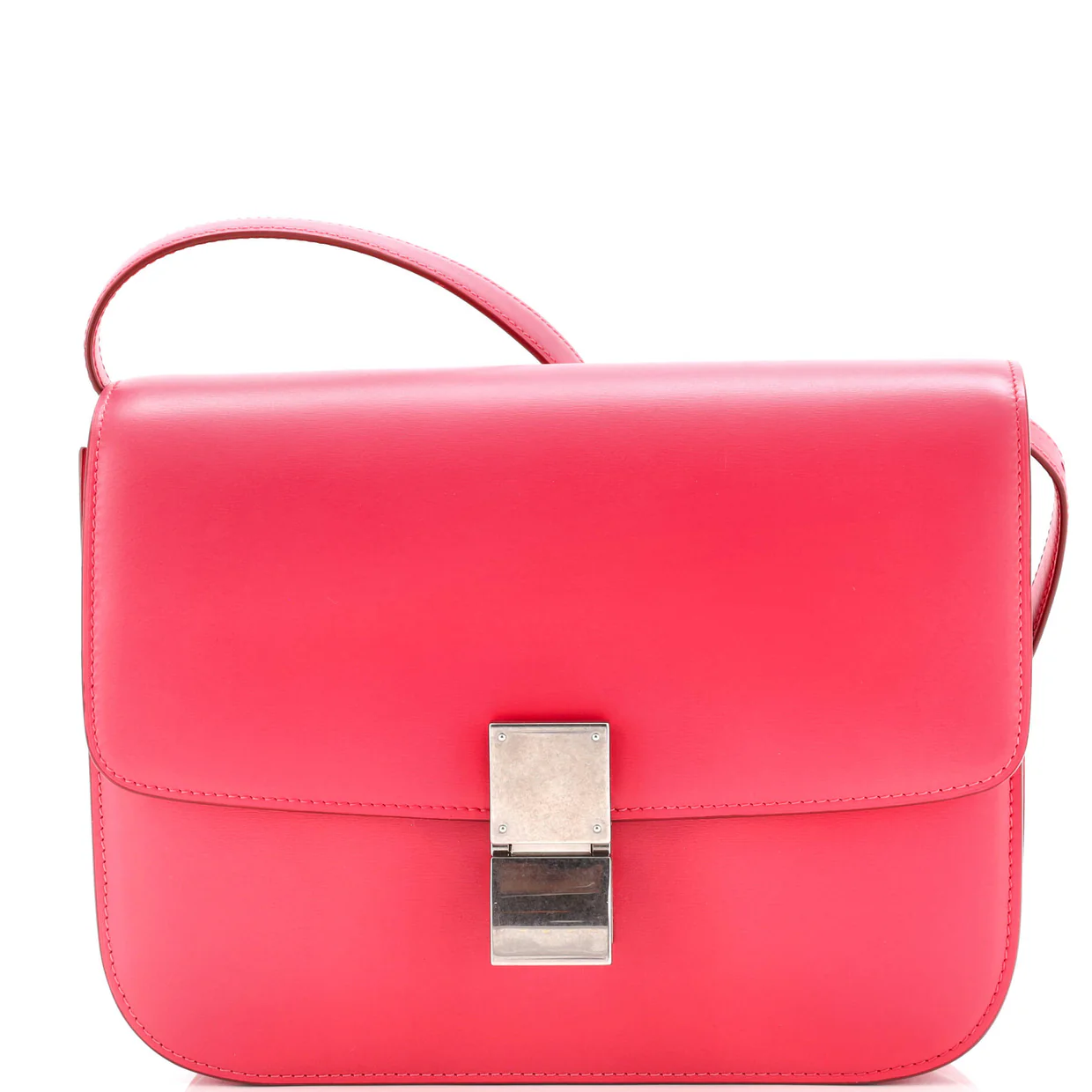 Classic Box Bag Smooth Leather Medium - Deep Luxury