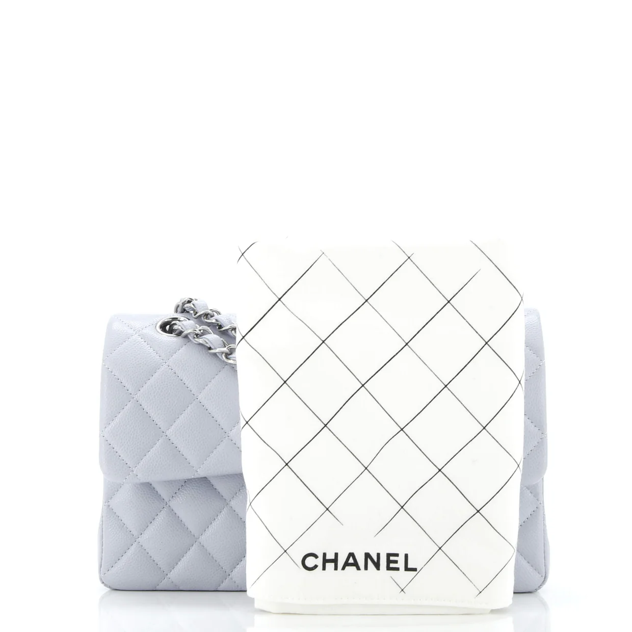 Classic Double Flap Bag Quilted Caviar Small - Deep Luxury