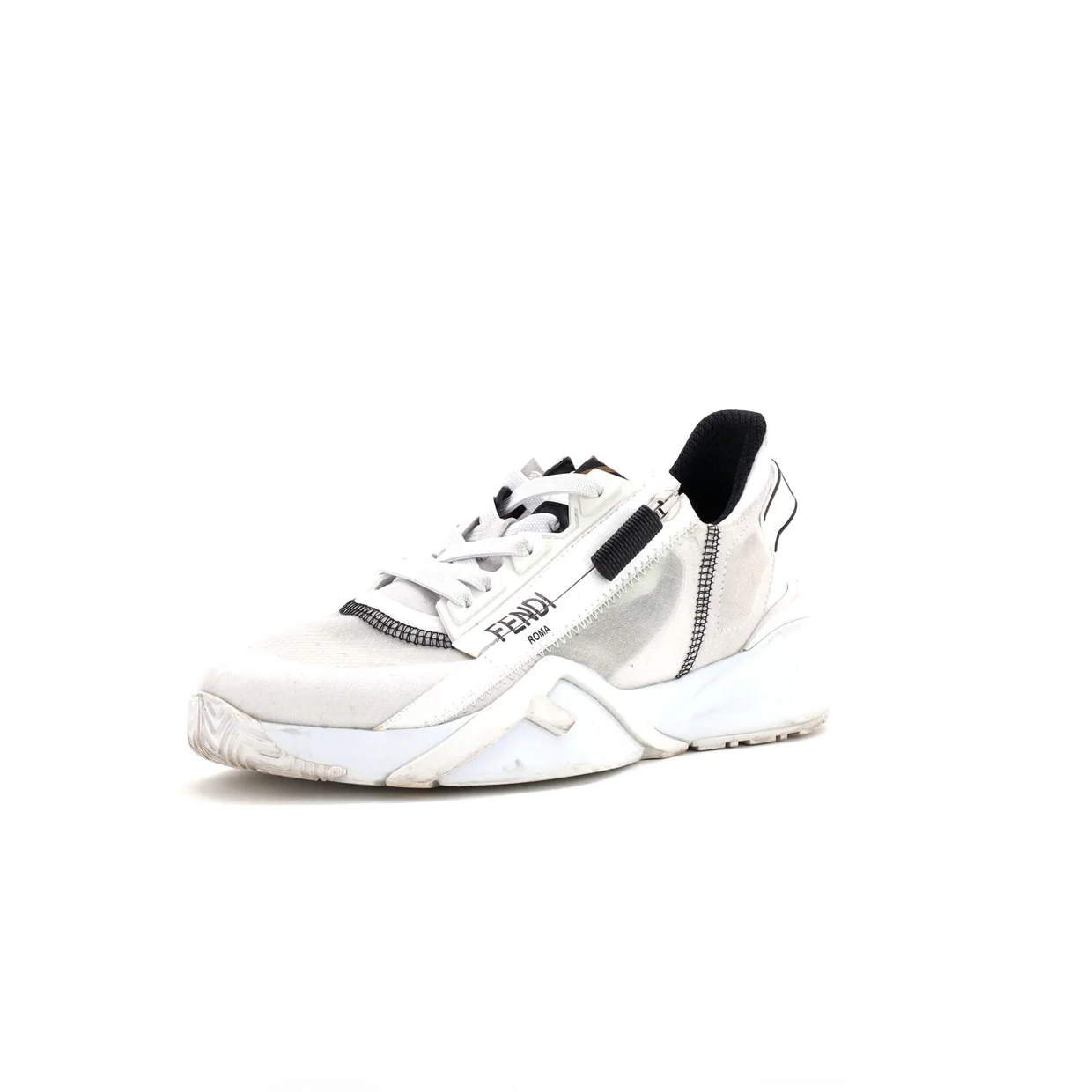 Women's Flow Low-Top Sneakers Mixed Materials - Deep Luxury