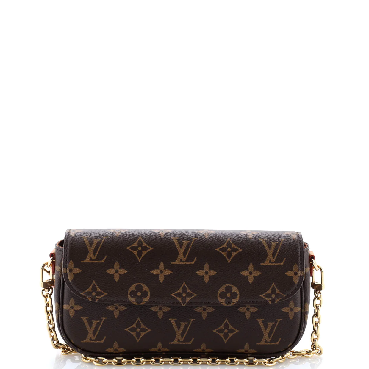 Ivy Wallet on Chain Monogram Canvas - Deep Luxury