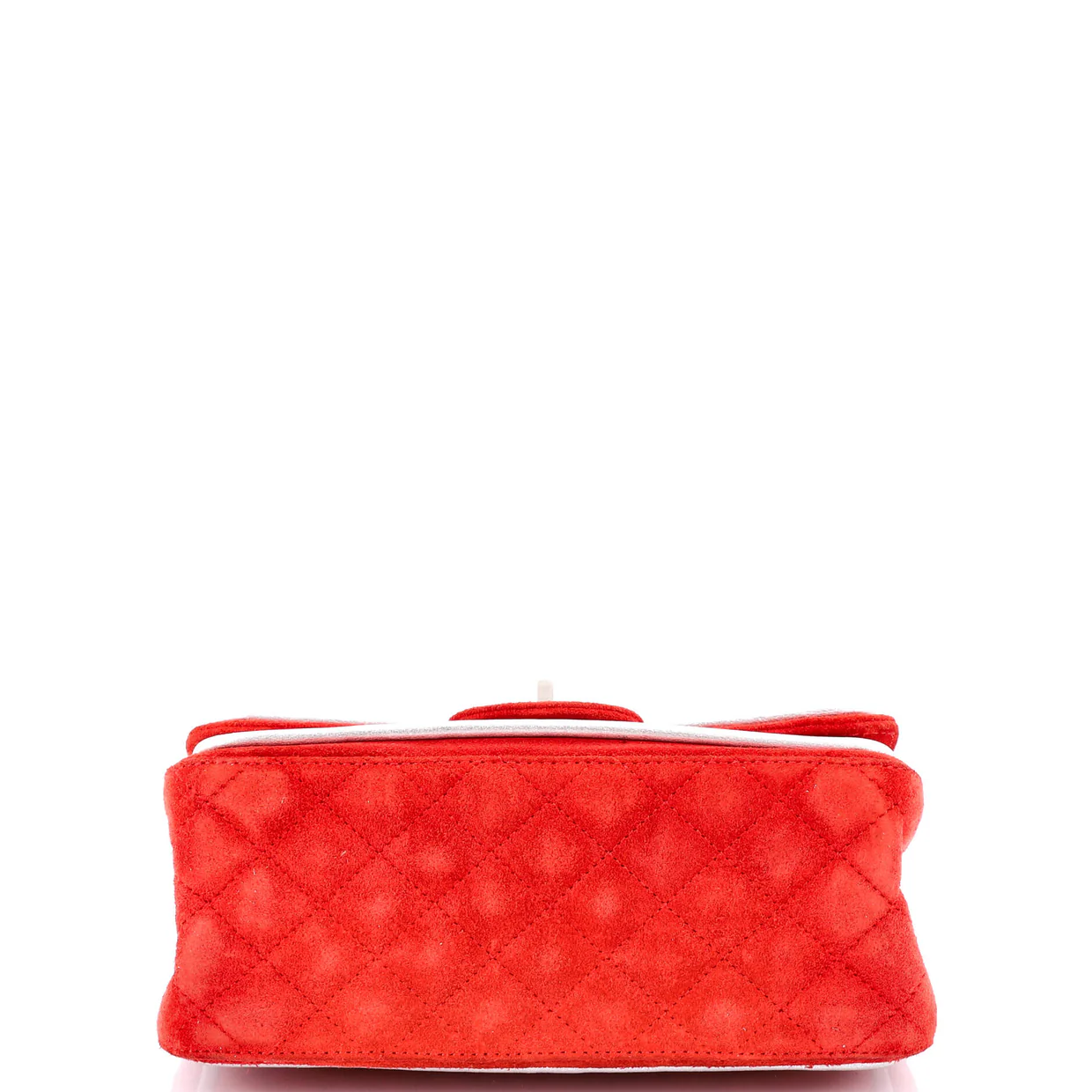 Reissue 2.55 Flap Bag Quilted Suede with Metallic Calfskin 224 - Deep Luxury