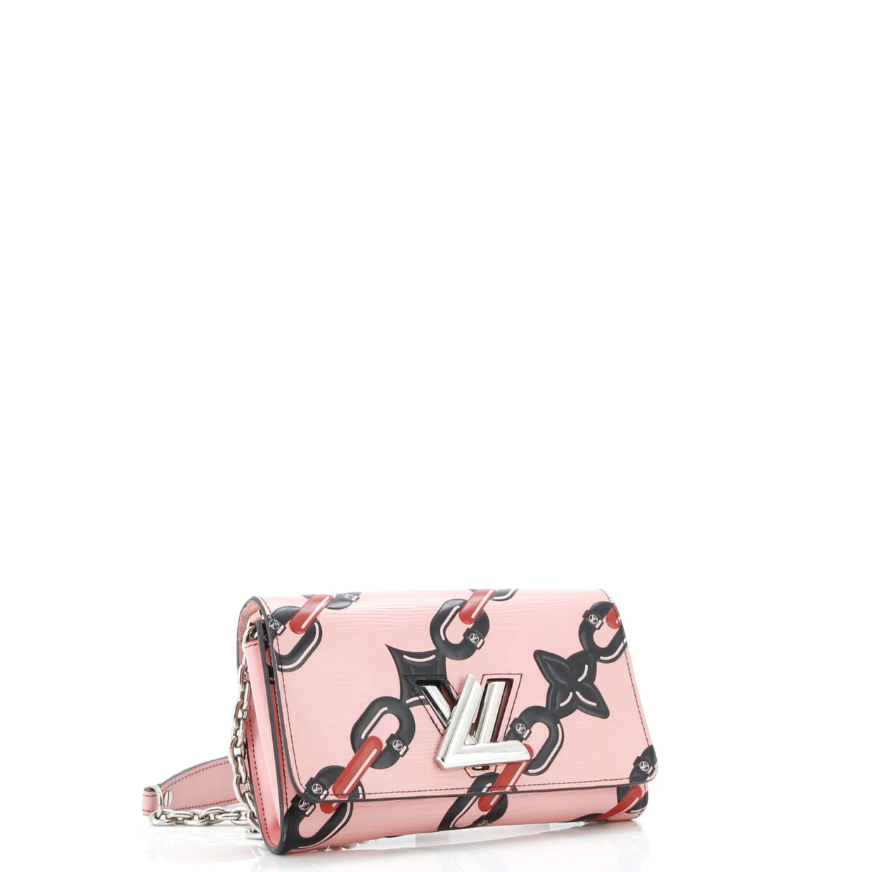 Twist Chain Wallet Limited Edition Print Epi Leather - Deep Luxury