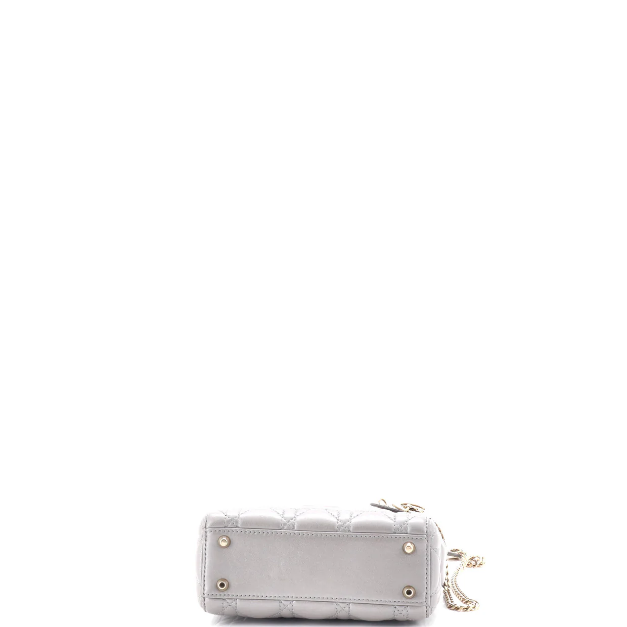 Lady Dior Chain Bag Cannage Quilt Lambskin Mini - Deep Luxury