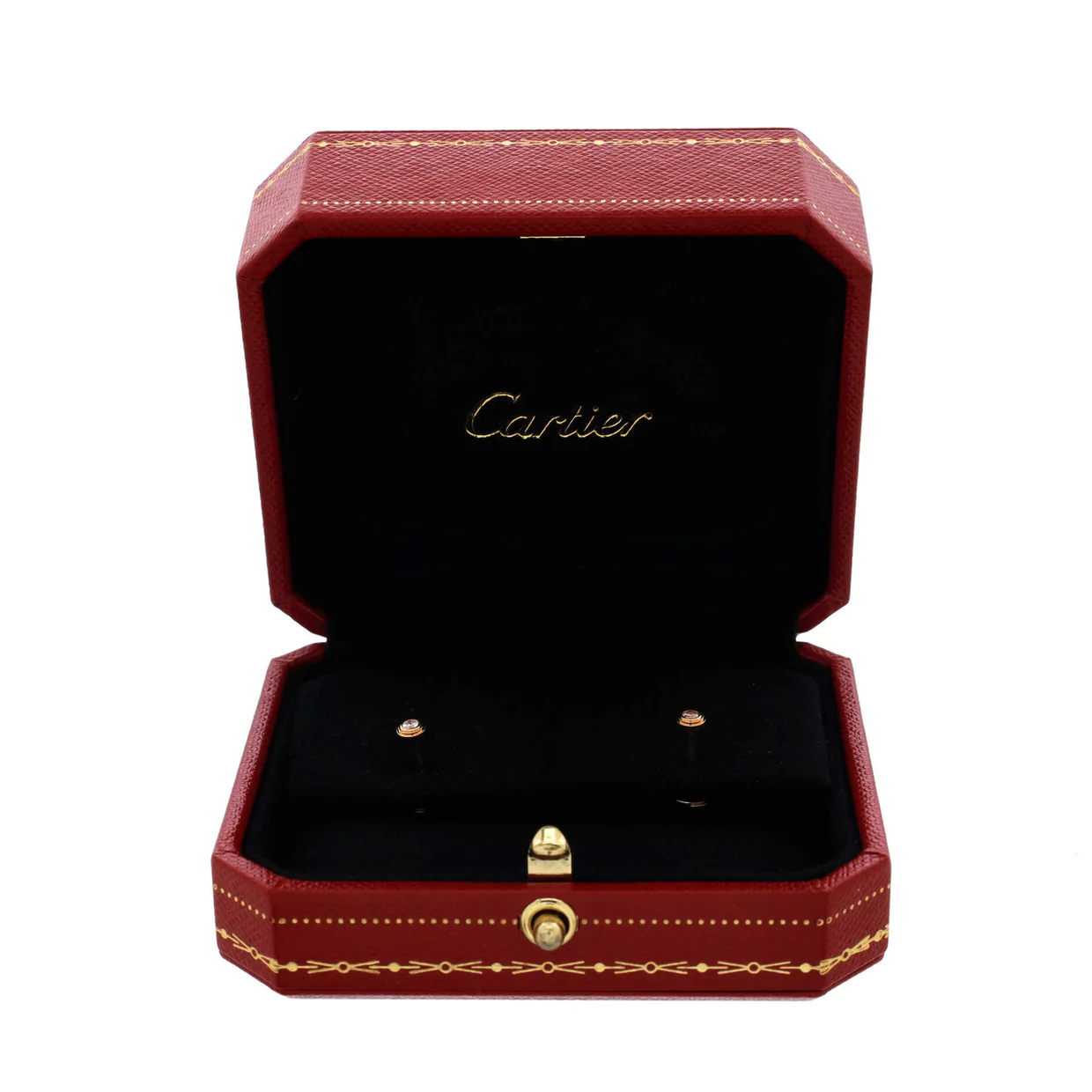d'Amour Stud Earrings 18K Rose Gold and Diamonds Small - Deep Luxury