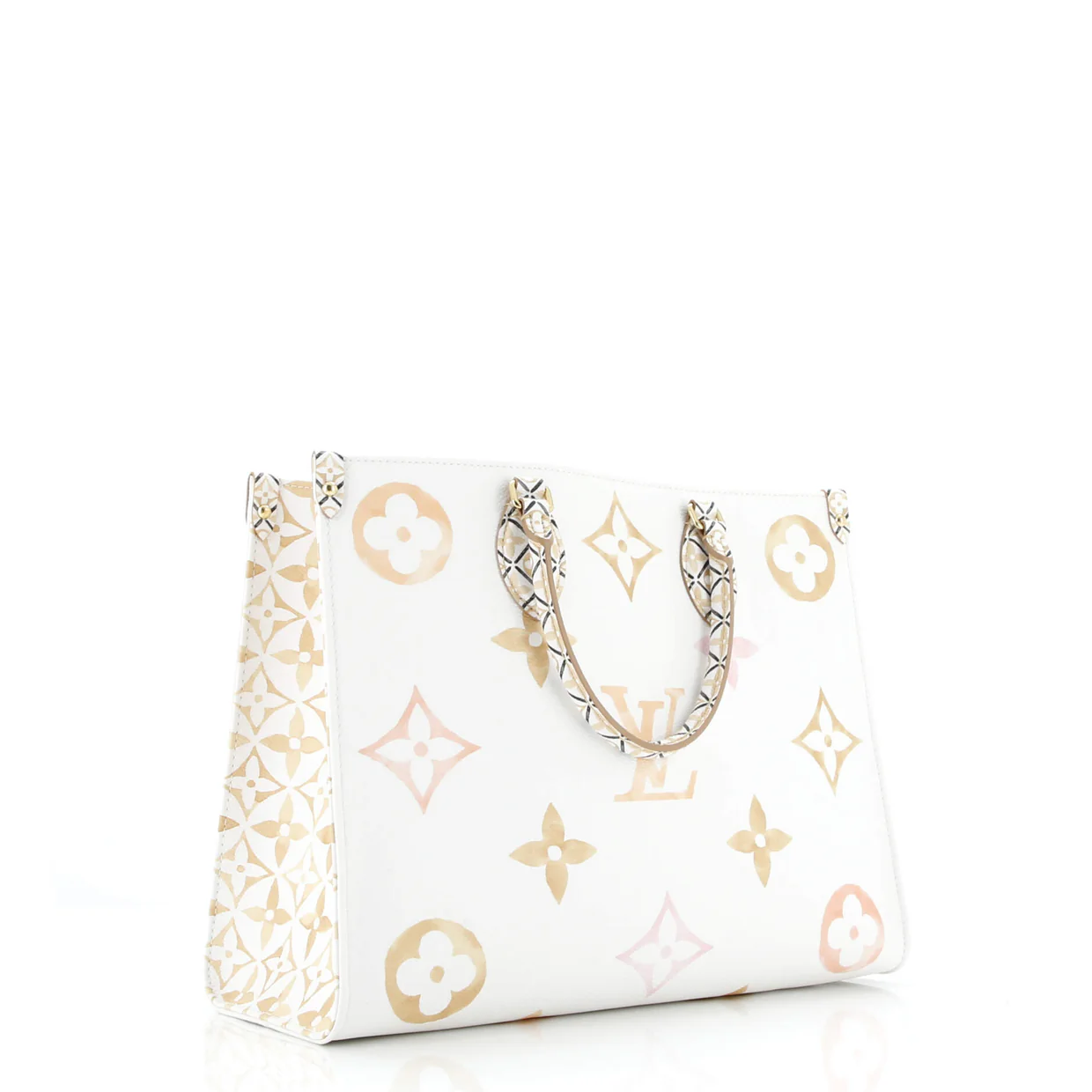 OnTheGo Tote By The Pool Monogram Watercolor Giant MM - Deep Luxury
