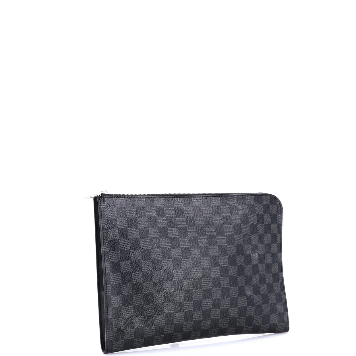 Zip Around Pochette Jour Damier Graphite GM - Deep Luxury