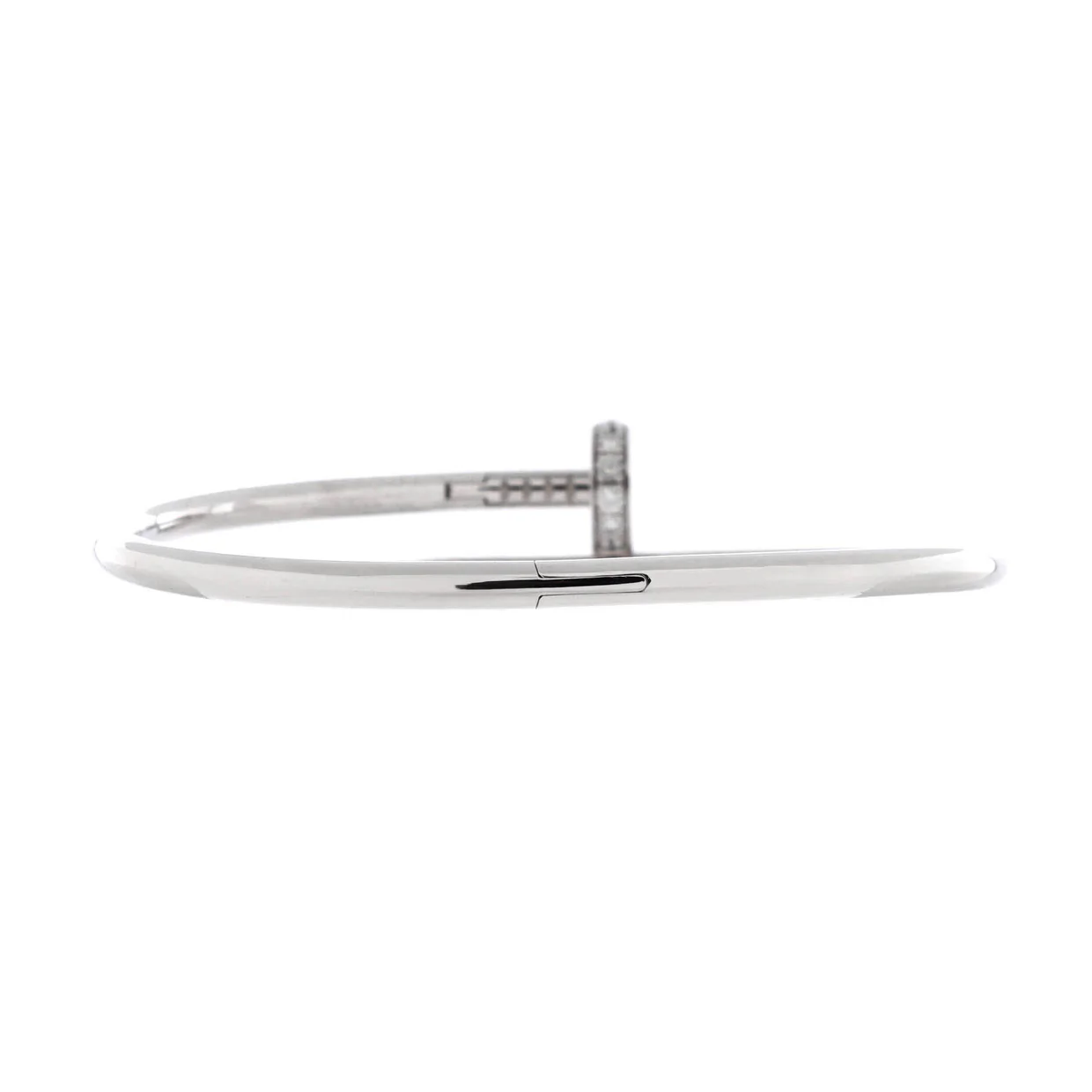 Juste un Clou Bracelet 18K White Gold with Diamonds Classic - Deep Luxury