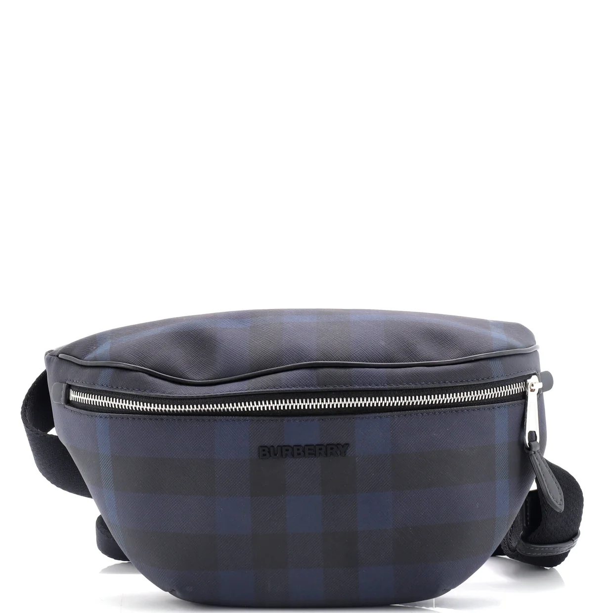 Cason Bum Bag Check E-Canvas Medium - Deep Luxury