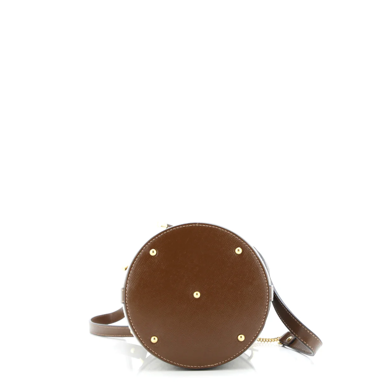 Horsebit 1955 Bucket Bag GG Coated Canvas with Leather Small - Deep Luxury