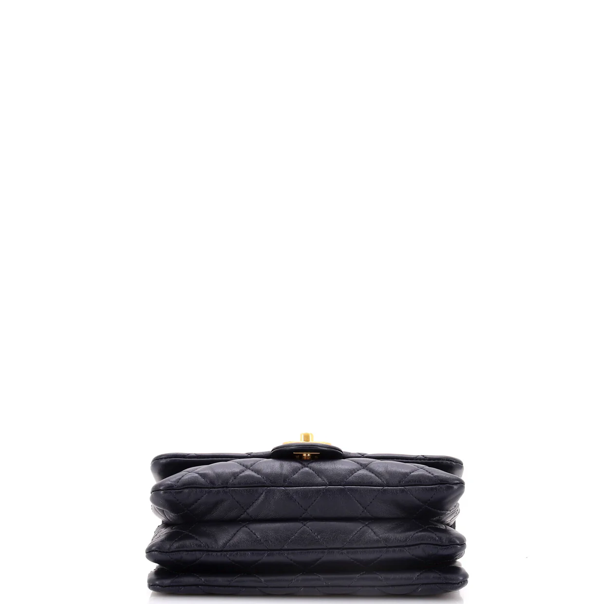 All Slide Long Flap Bag Quilted Lambskin Small - Deep Luxury