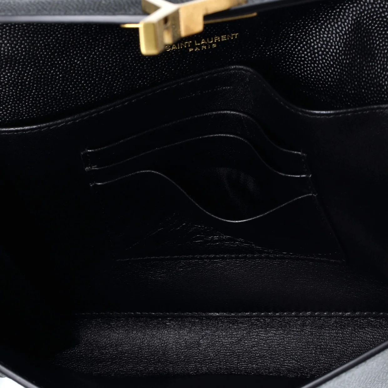 Cassandra Chain Wallet Leather Mini - Deep Luxury
