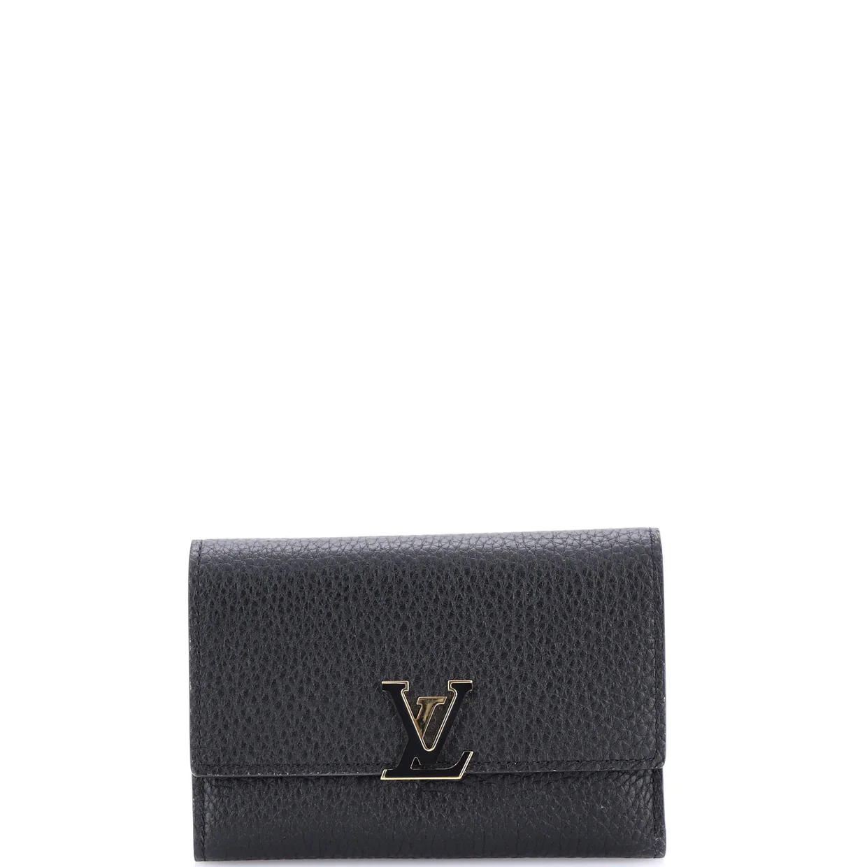 Capucines Wallet Leather Compact - Deep Luxury
