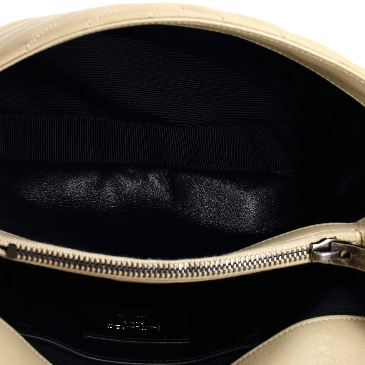 Classic Monogram College Bag Matelasse Chevron Leather Medium - Deep Luxury