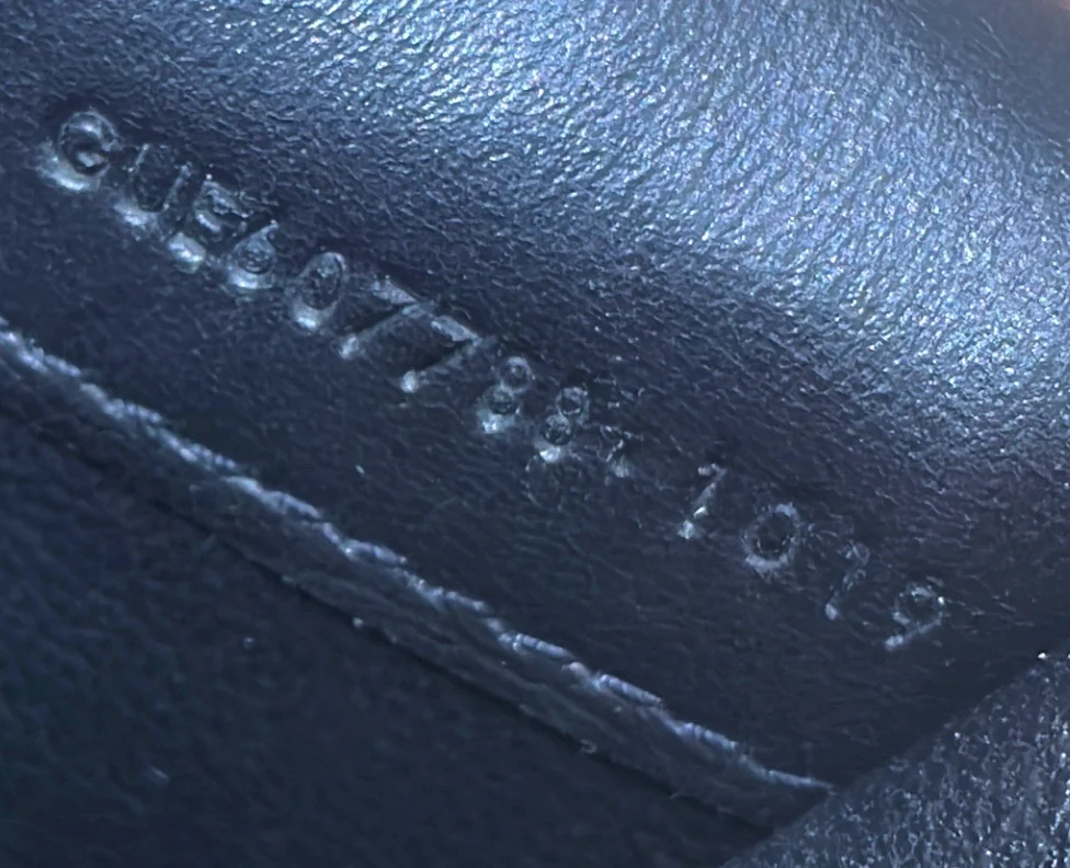 Uptown Chain Wallet Crocodile Embossed Leather - Deep Luxury