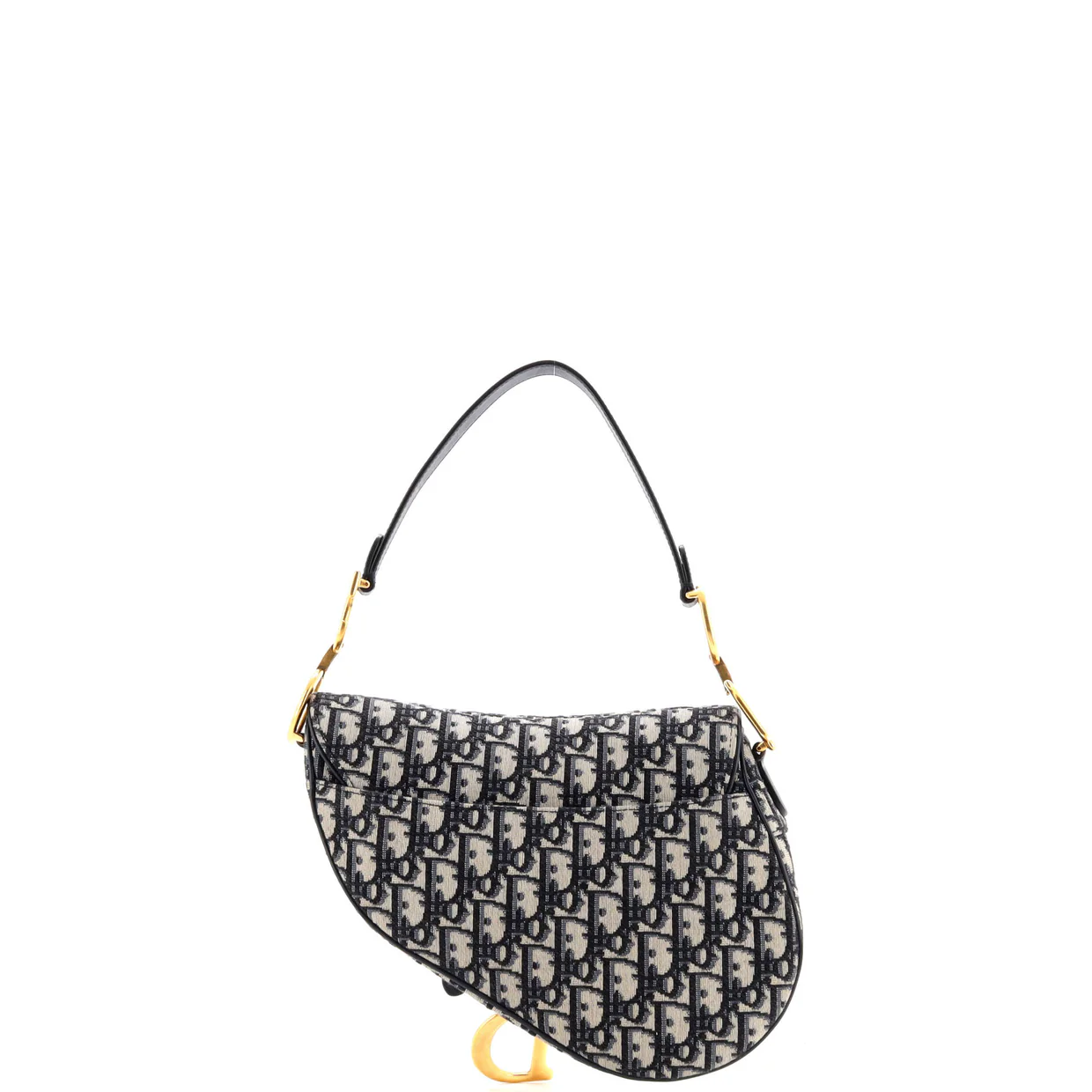 Saddle Handbag Oblique Canvas Medium - Deep Luxury