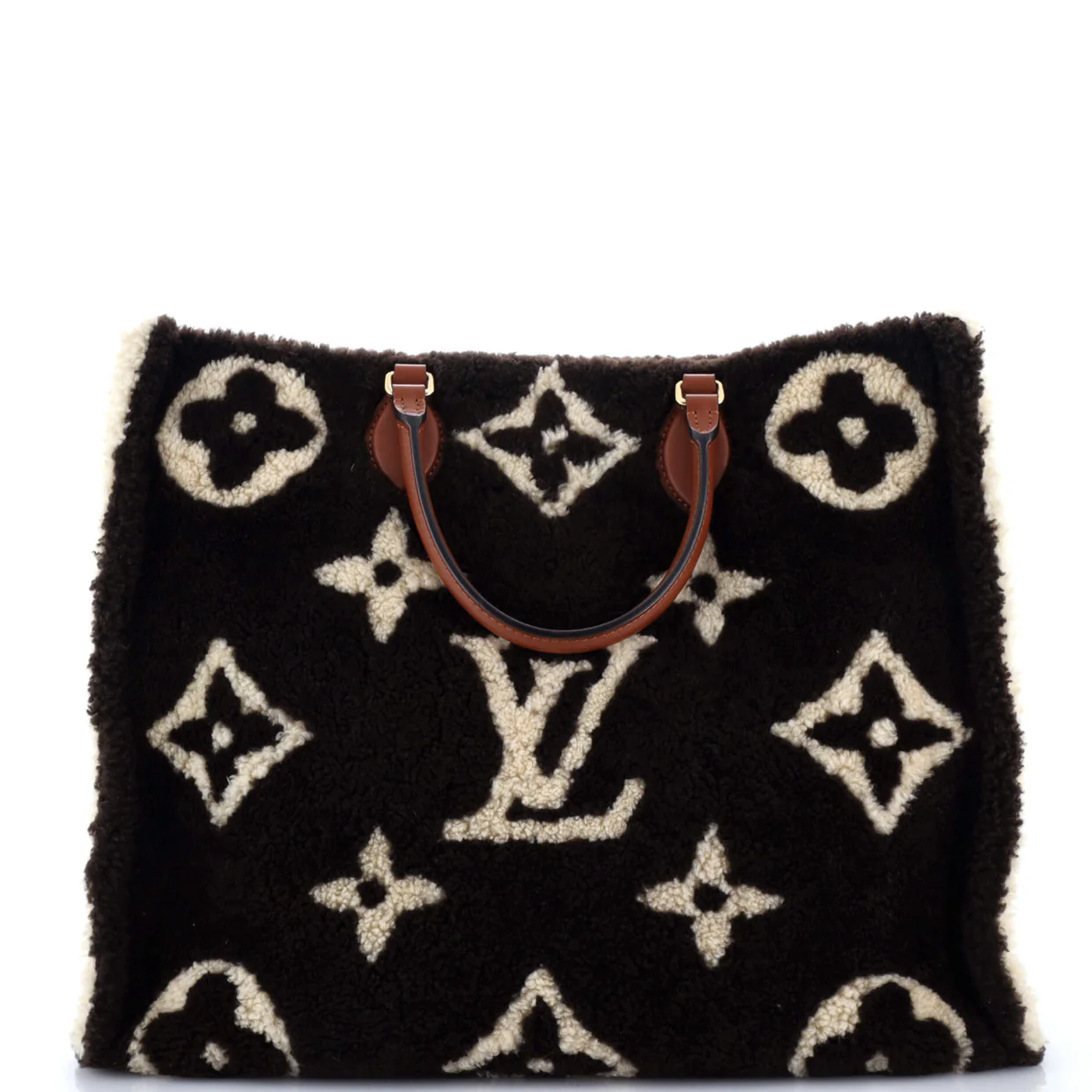 OnTheGo Tote Monogram Giant Teddy Fleece GM - Deep Luxury