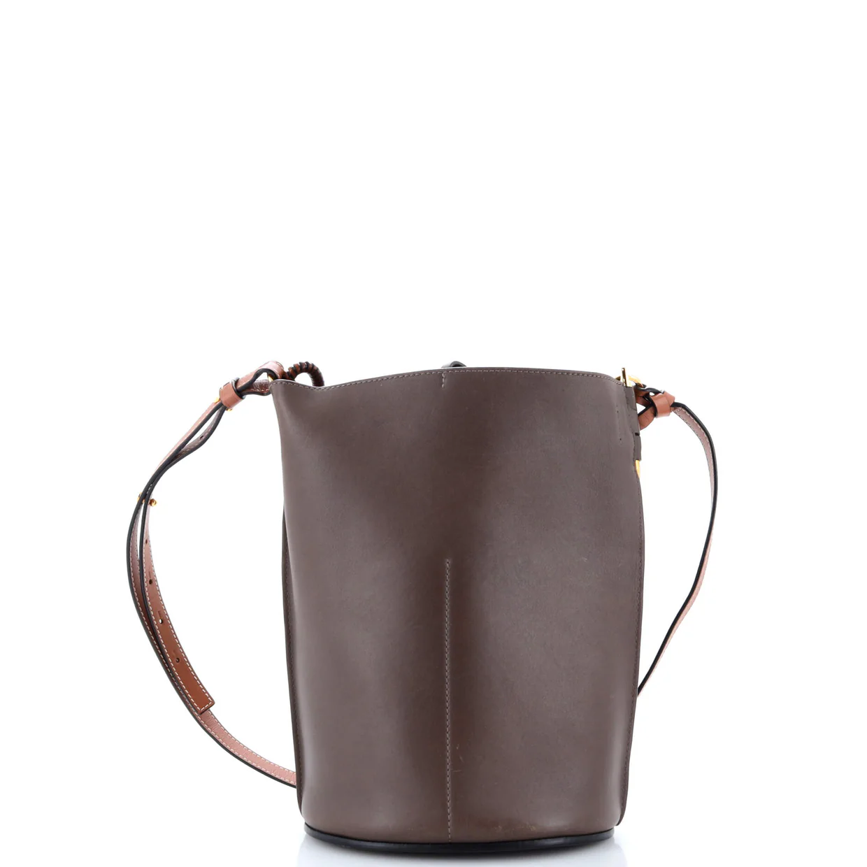 Gate Top Handle Bucket Bag Leather Medium - Deep Luxury