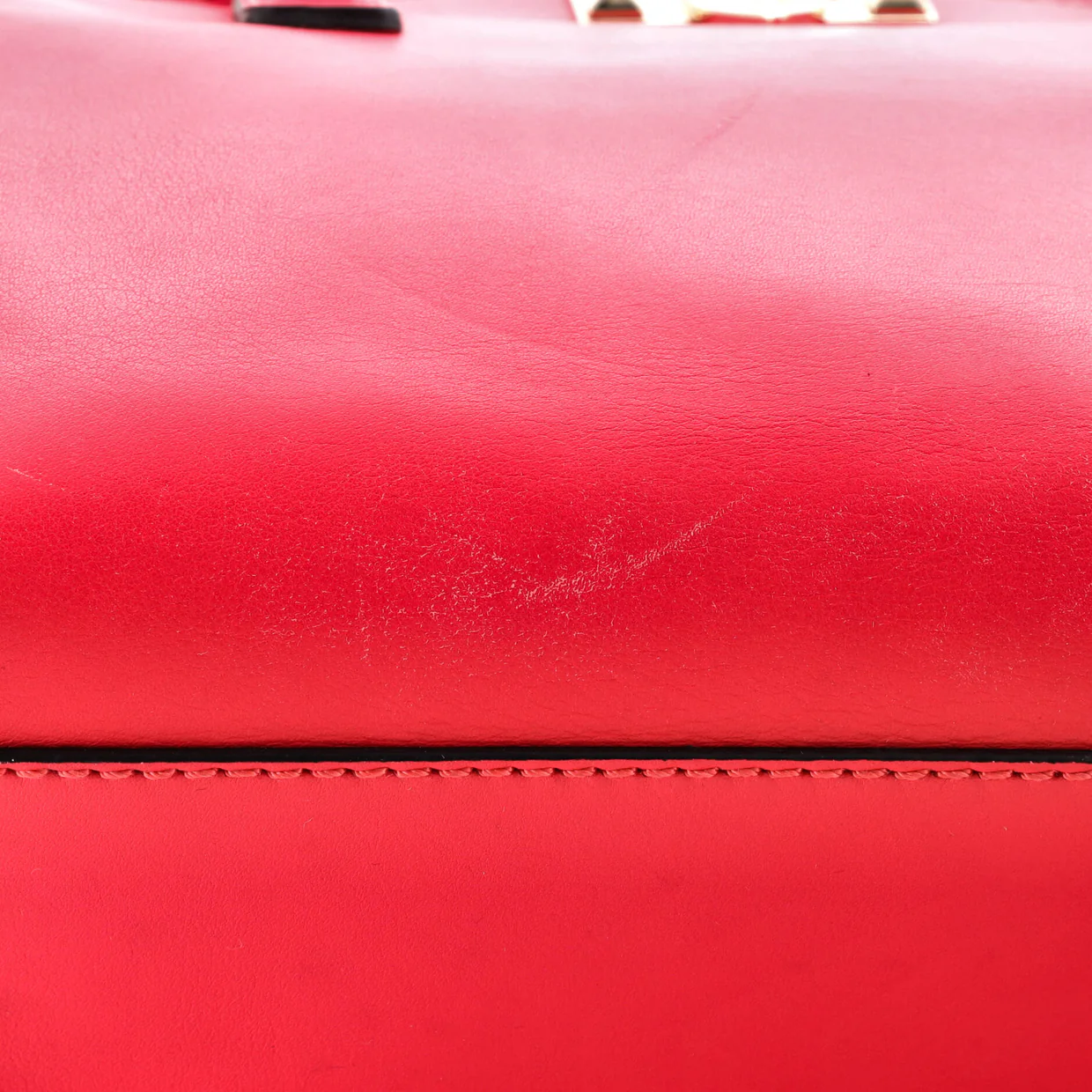 Rockstud Tote Rigid Leather Small - Deep Luxury