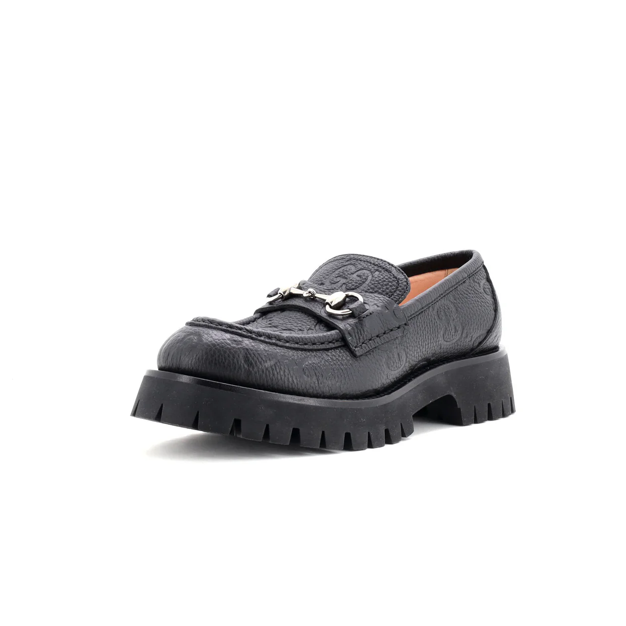 Women's Harald Horsebit Loafers GG Embossed Leather - Deep Luxury