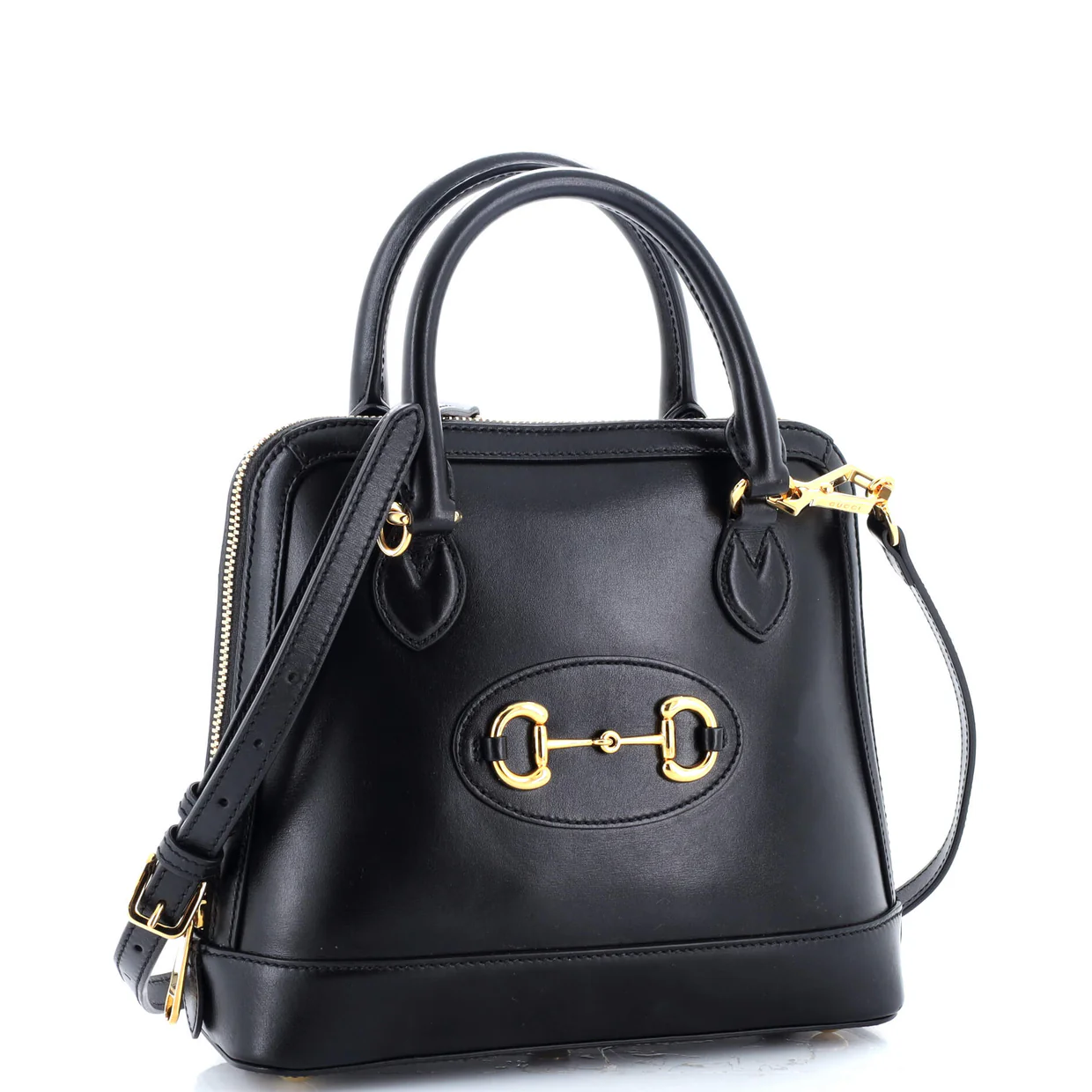 Horsebit 1955 Top Handle Bag Leather Small - Deep Luxury