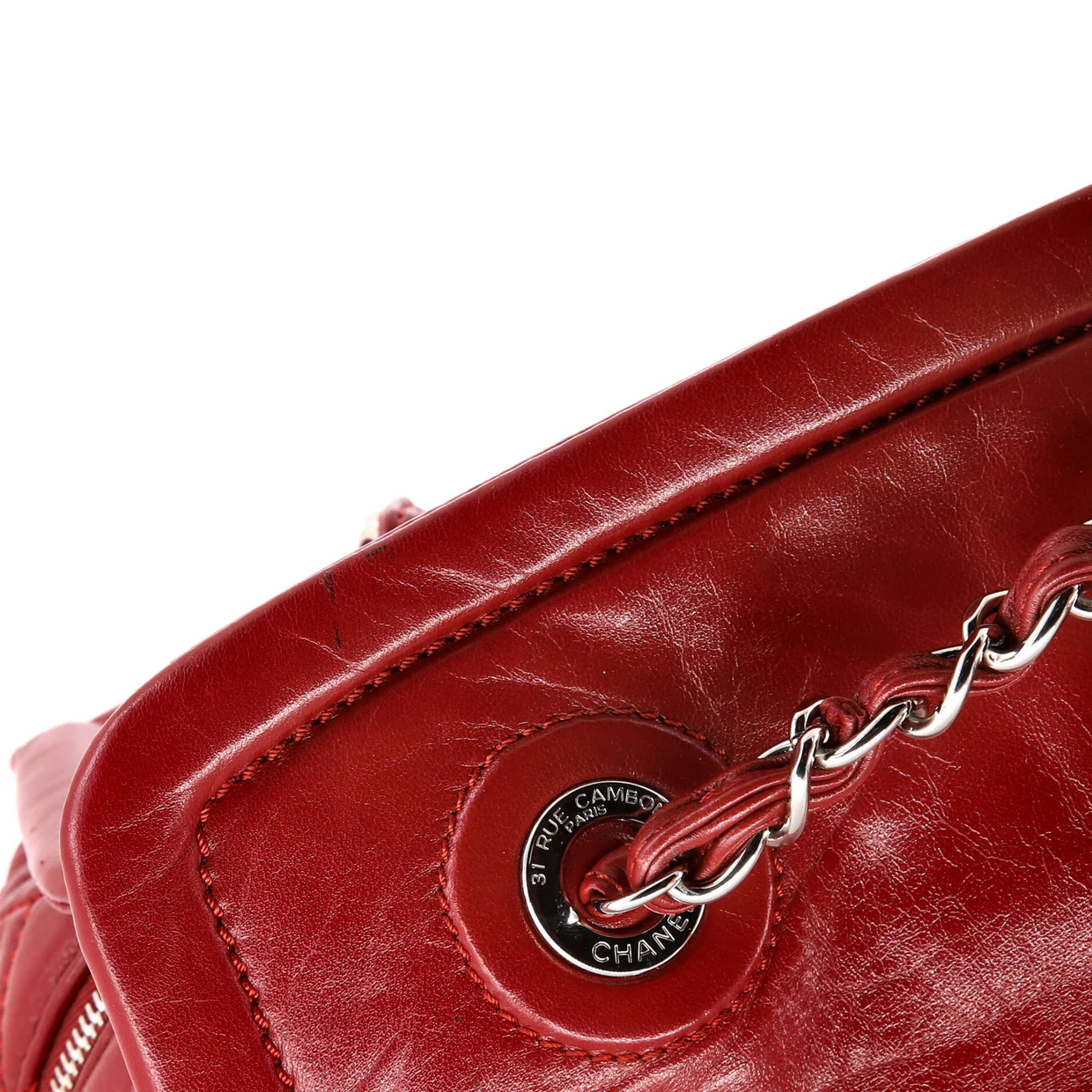 CC Frame Tote Calfskin Large - Deep Luxury