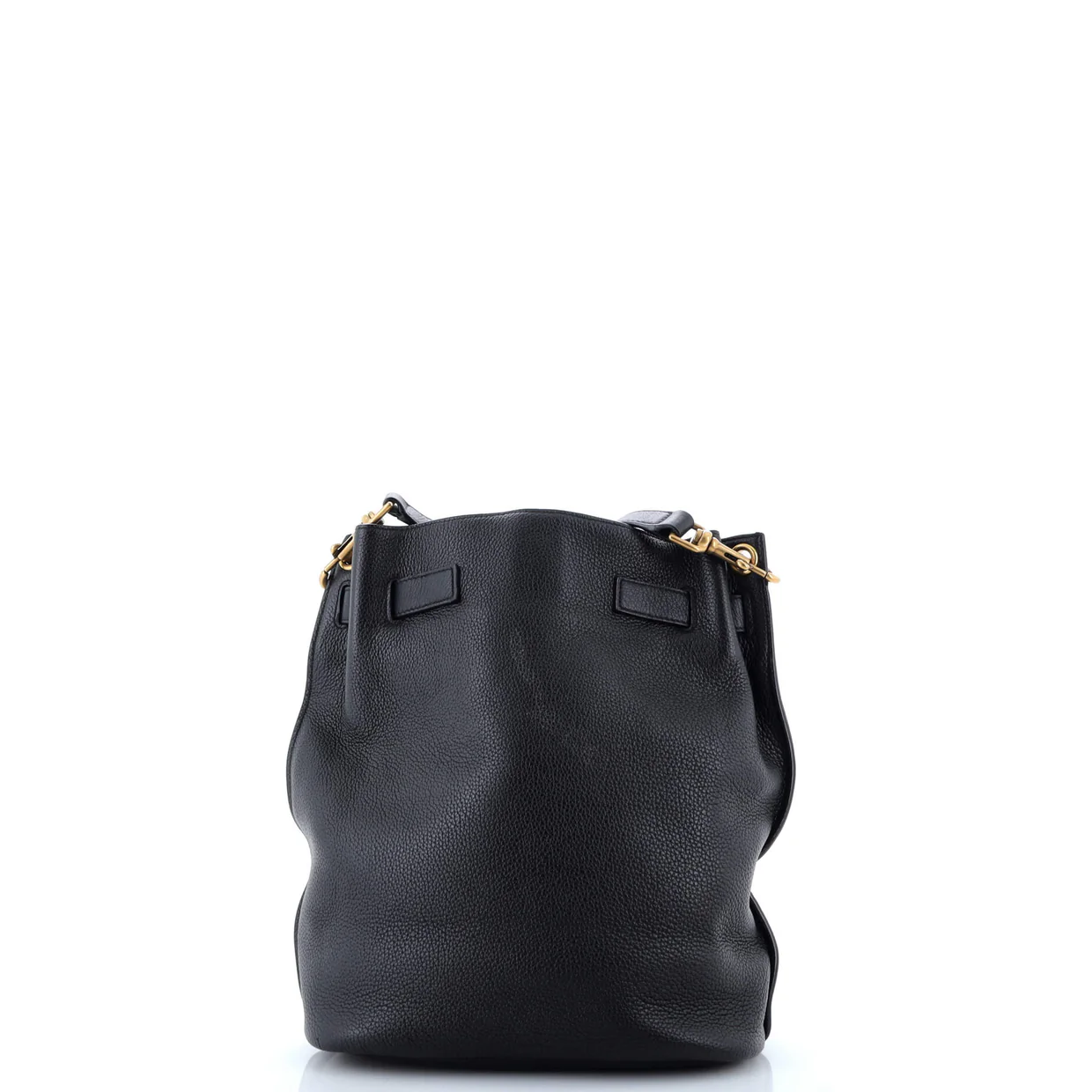 Boucle Bucket Bag Leather - Deep Luxury