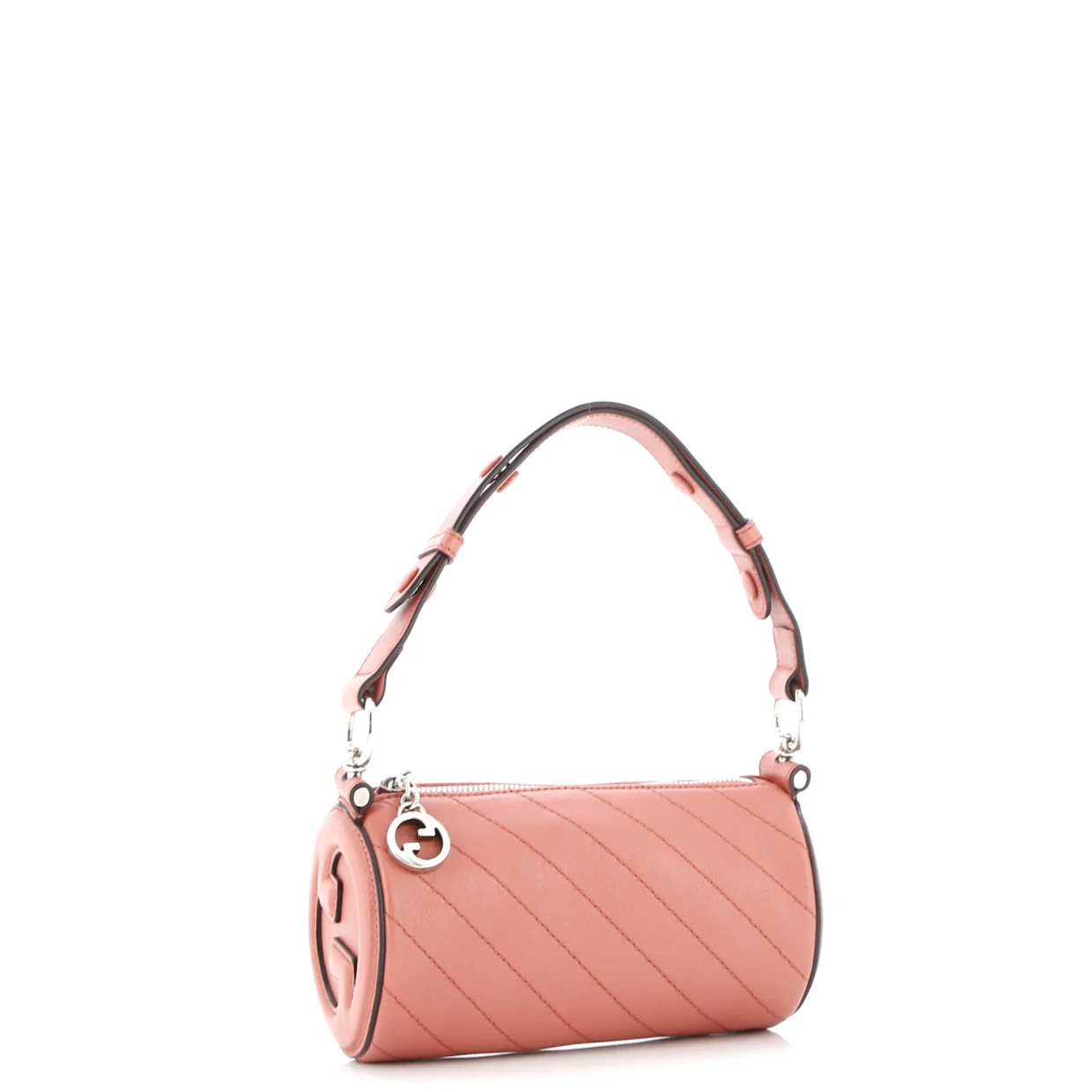 Blondie Shoulder Bag Diagonal Quilted Leather Mini - Deep Luxury