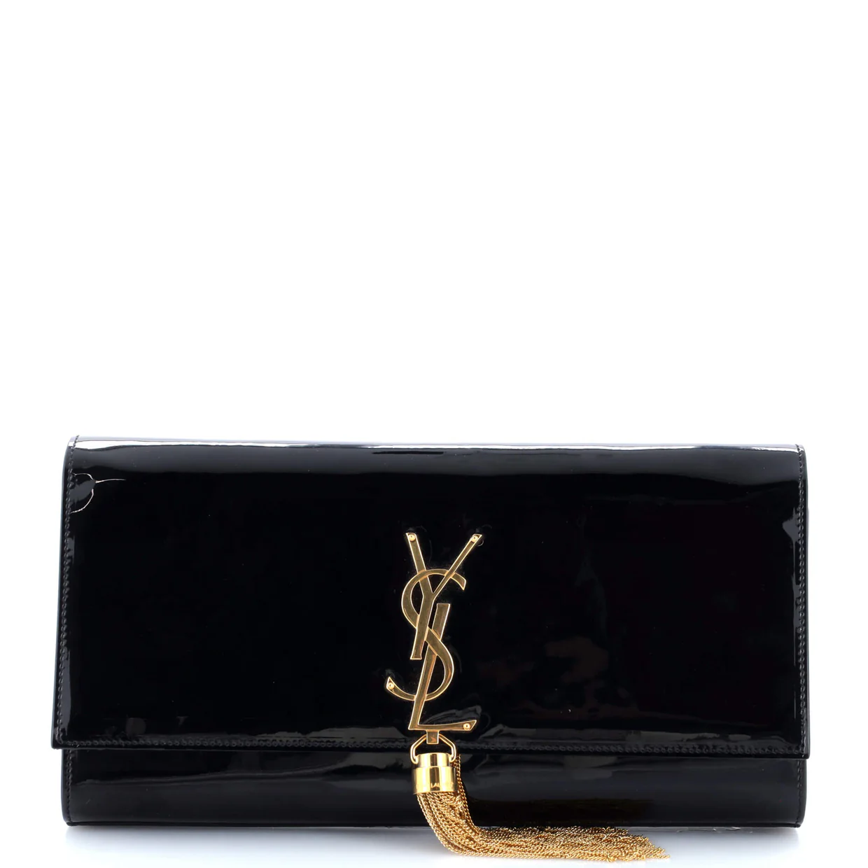 Classic Monogram Tassel Clutch Patent - Deep Luxury