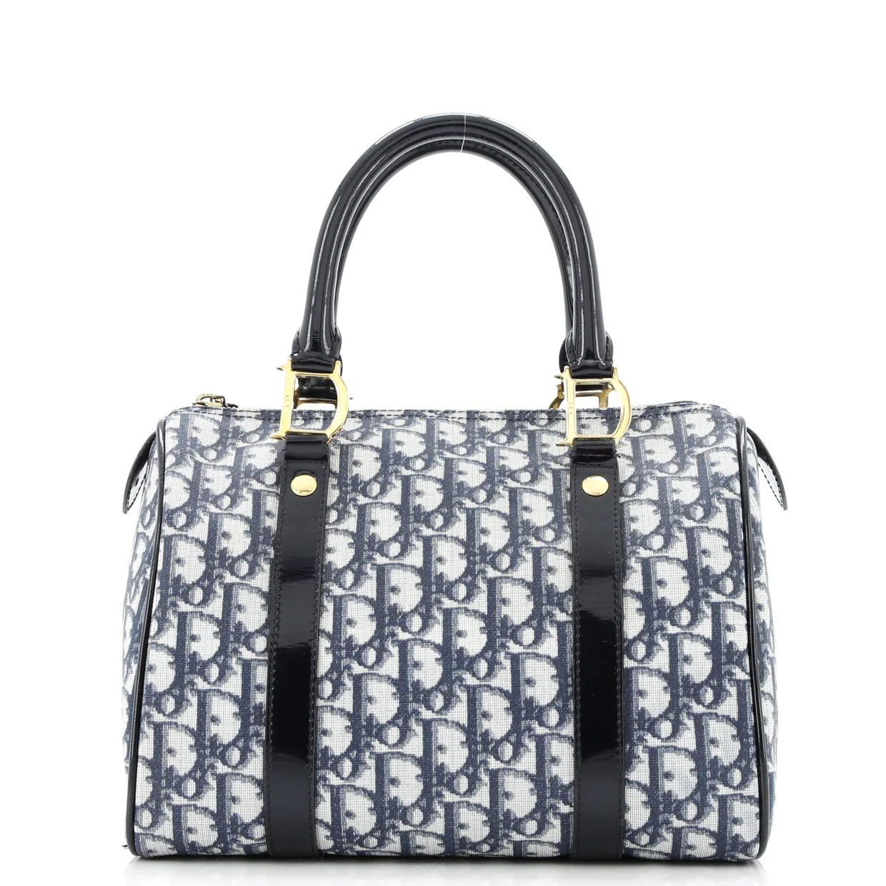 Vintage Trotter Boston Bag Diorissimo Canvas Small - Deep Luxury