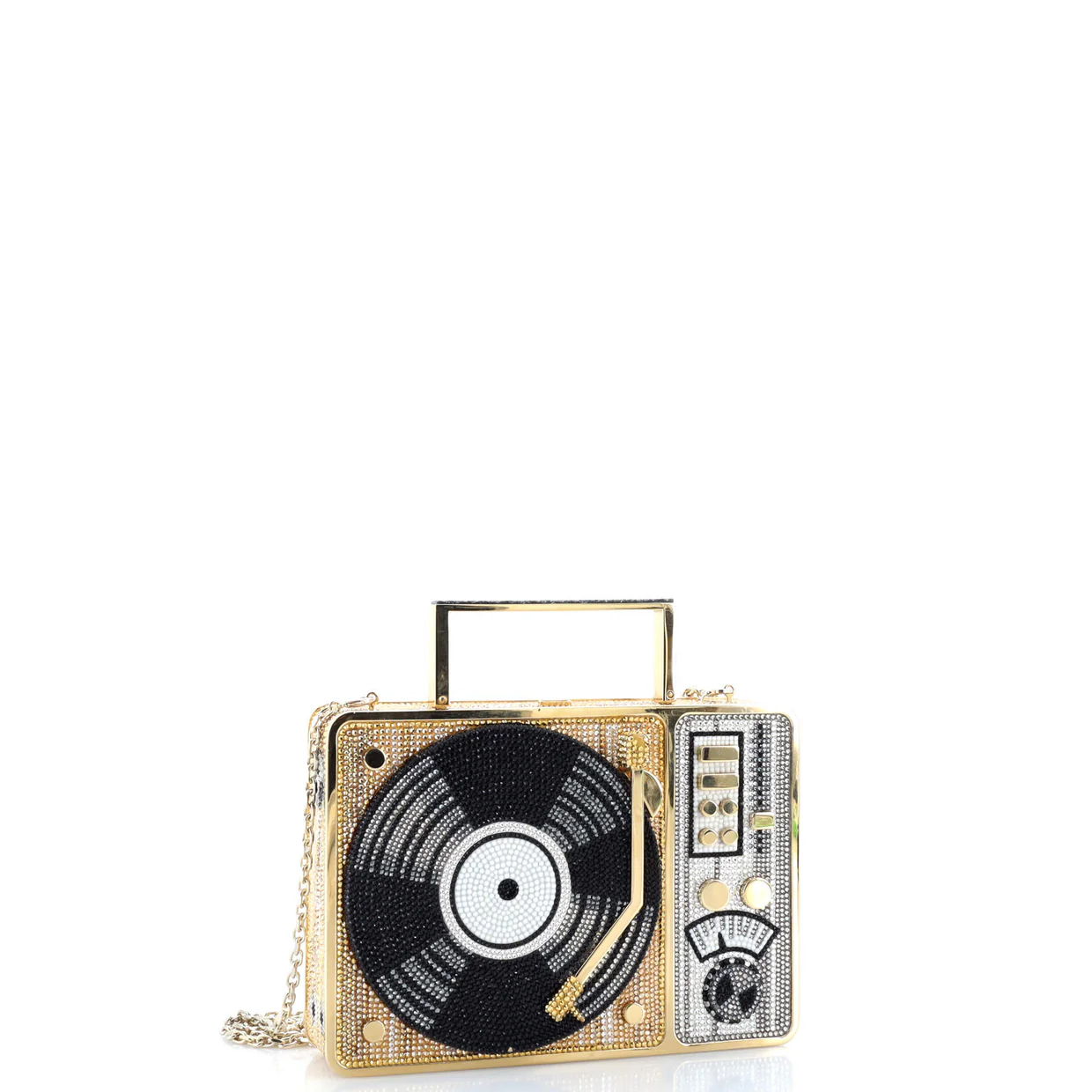 Turntable Minaudiere Crystal - Deep Luxury