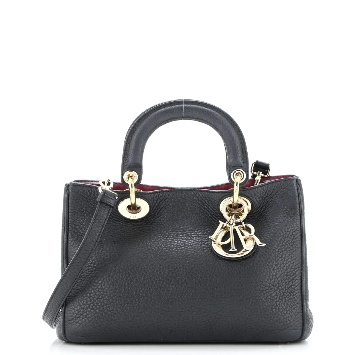 Diorissimo Tote Pebbled Leather Mini - Deep Luxury