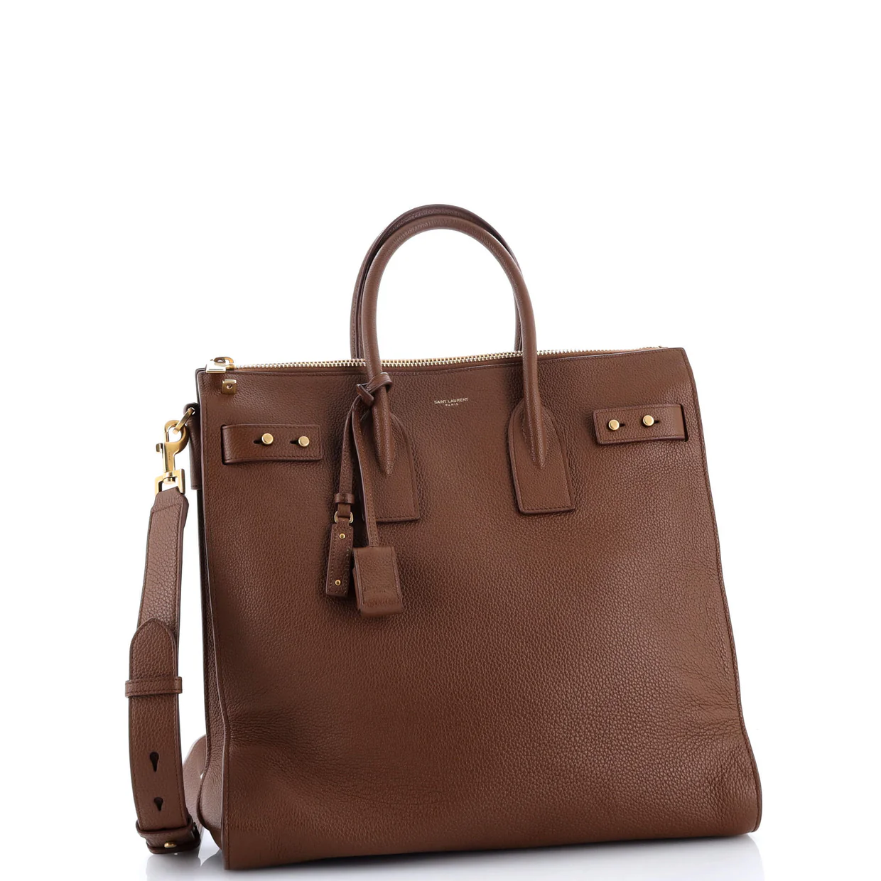 Sac de Jour Souple Zip Tote Leather North South - Deep Luxury