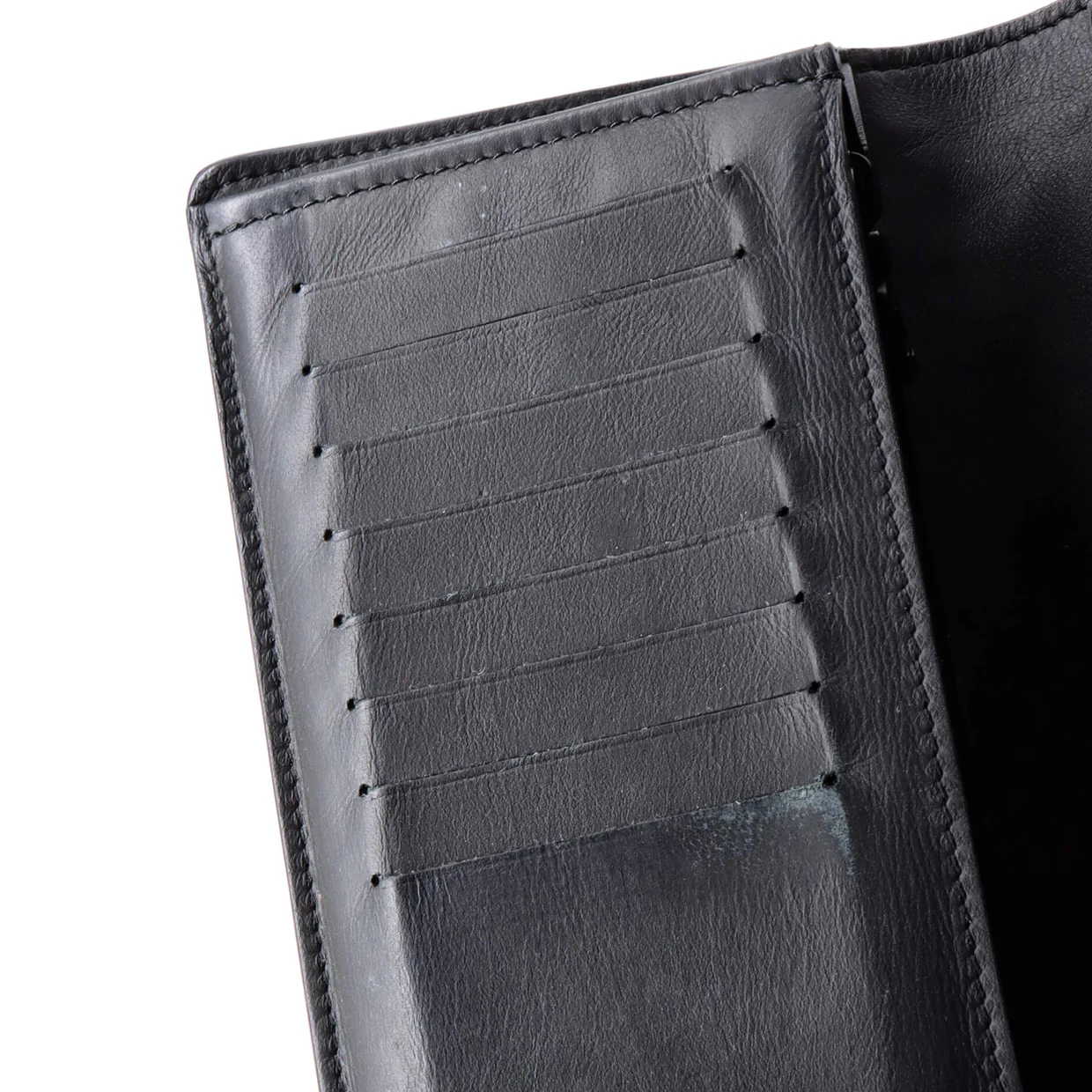 Brazza Wallet Monogram Shadow Leather - Deep Luxury