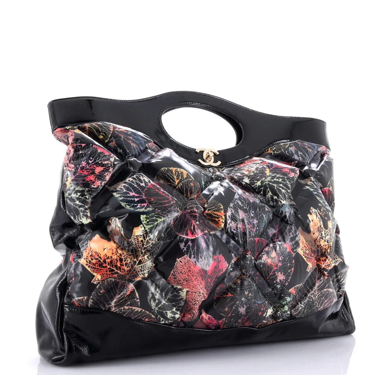 31 Shopping Bag Quilted Printed Puffy Leather XL - Deep Luxury