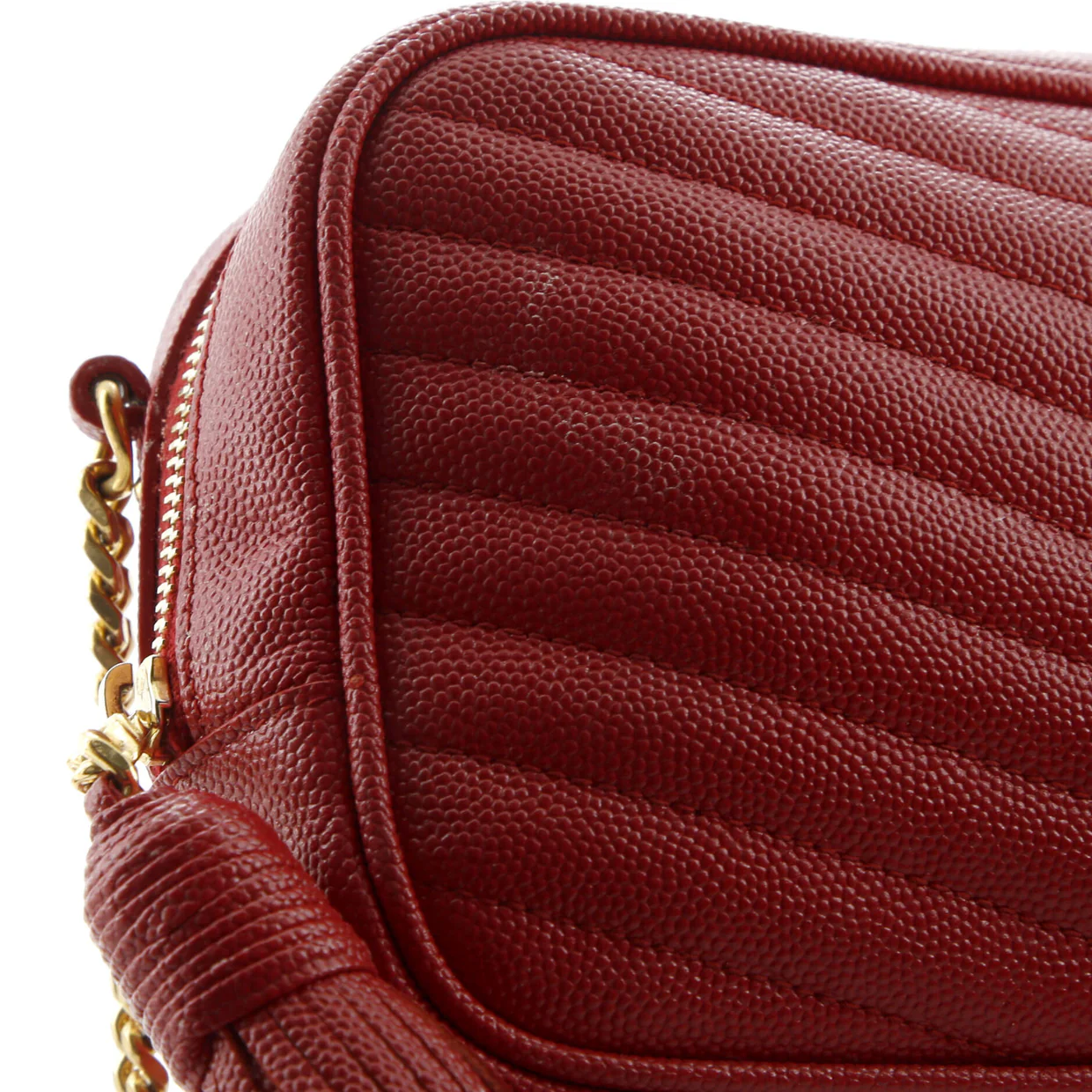 Lou Camera Bag Matelasse Chevron Leather Mini - Deep Luxury