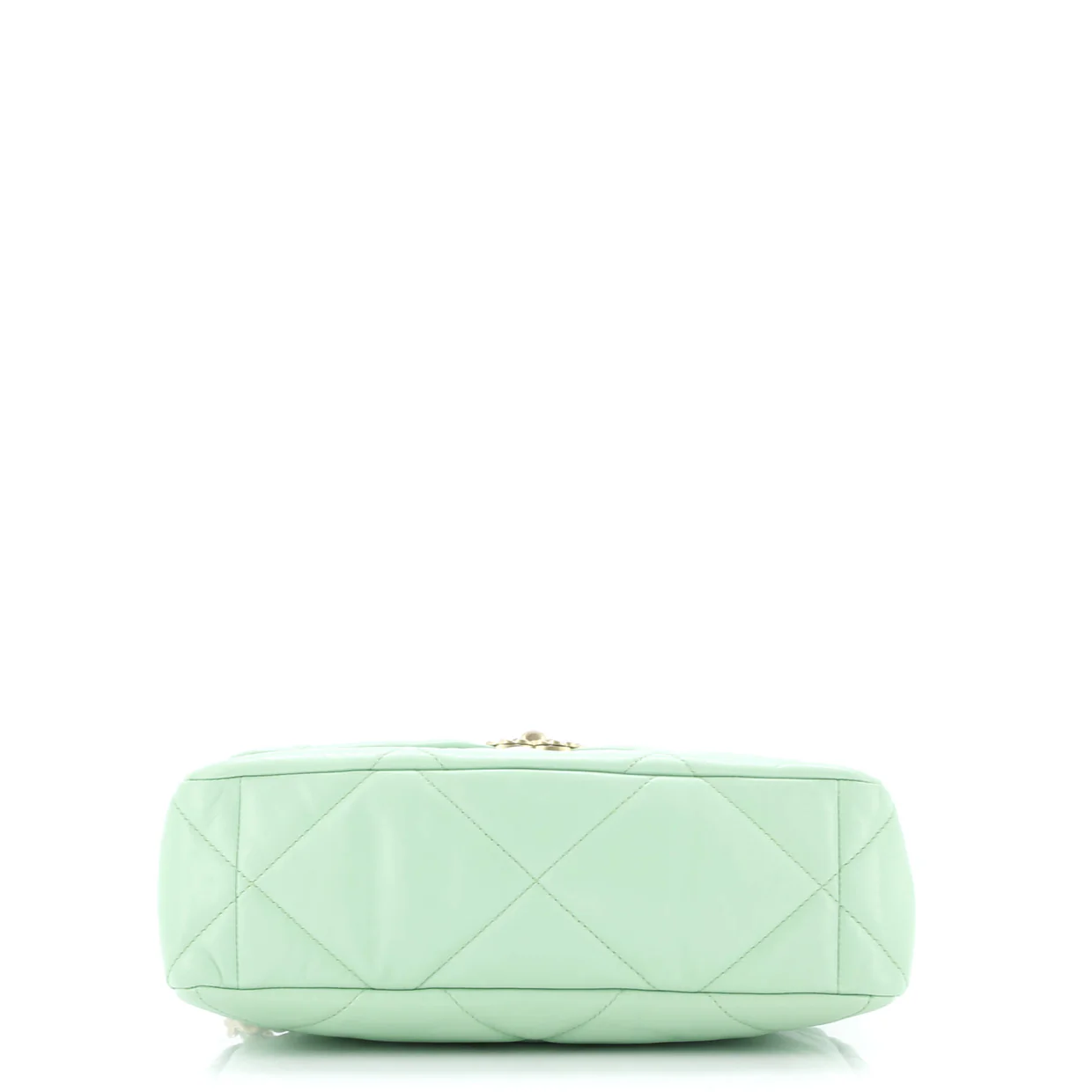 19 Flap Bag Quilted Leather Medium - Deep Luxury