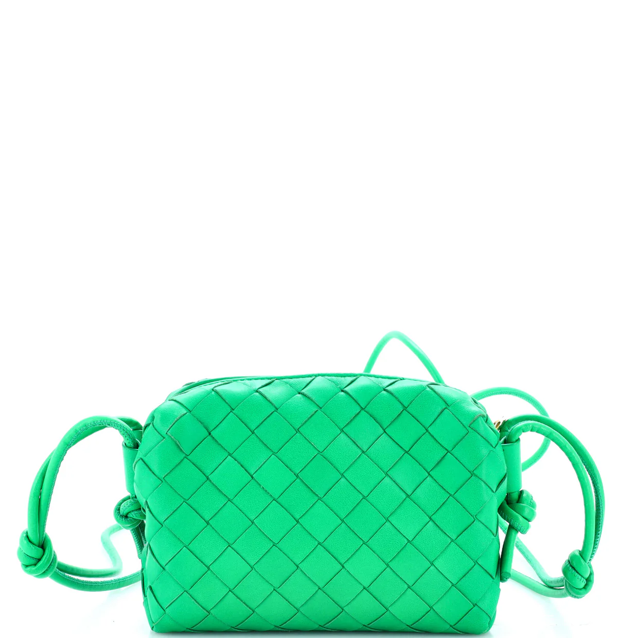 Loop Crossbody Bag Intrecciato Nappa Mini - Deep Luxury