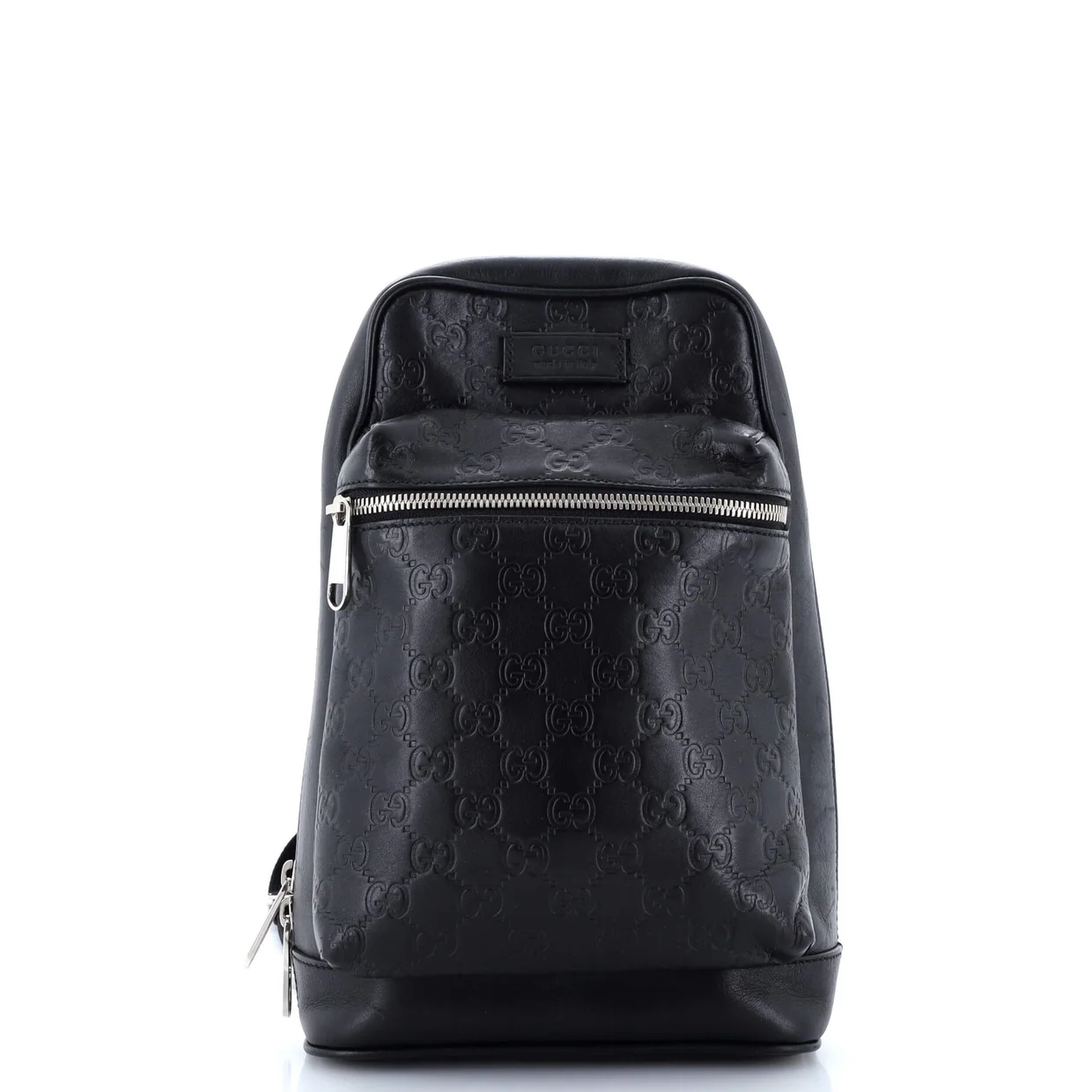 Signature Slim Crossbody Bag Guccissima Leather Small - Deep Luxury