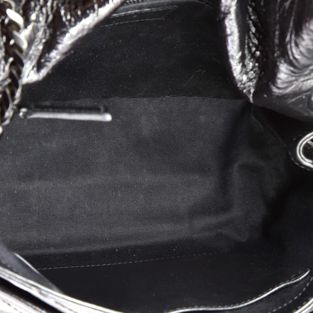 Niki Chain Flap Bag Matelasse Chevron Leather Medium - Deep Luxury