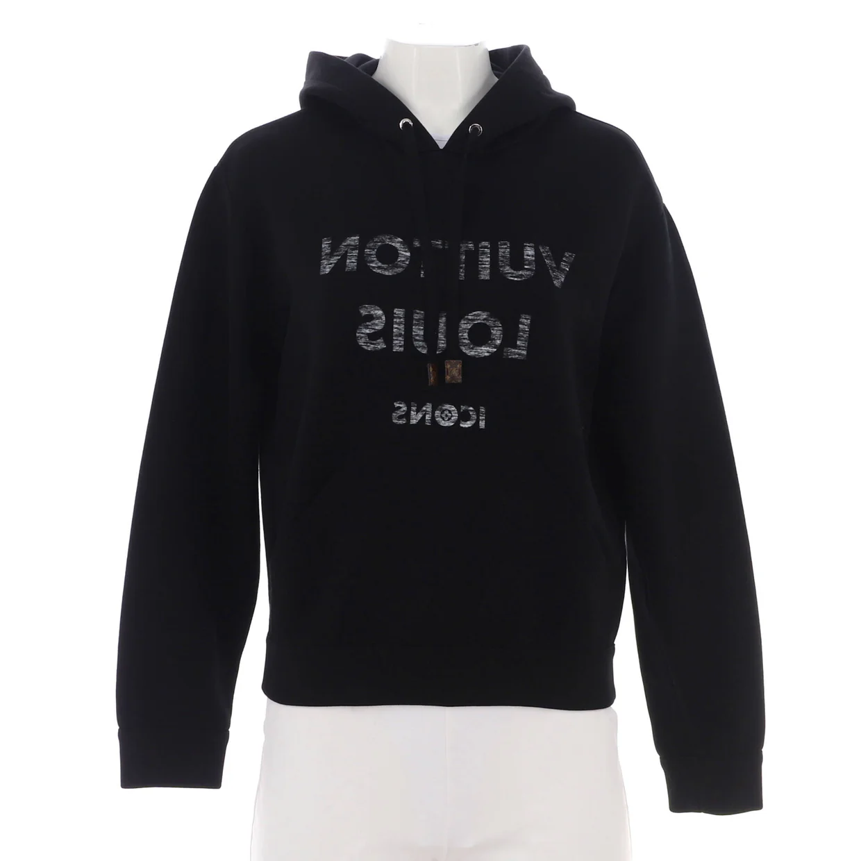 Women's Icons Reverse Logo Hoodie Cotton Blend - Deep Luxury