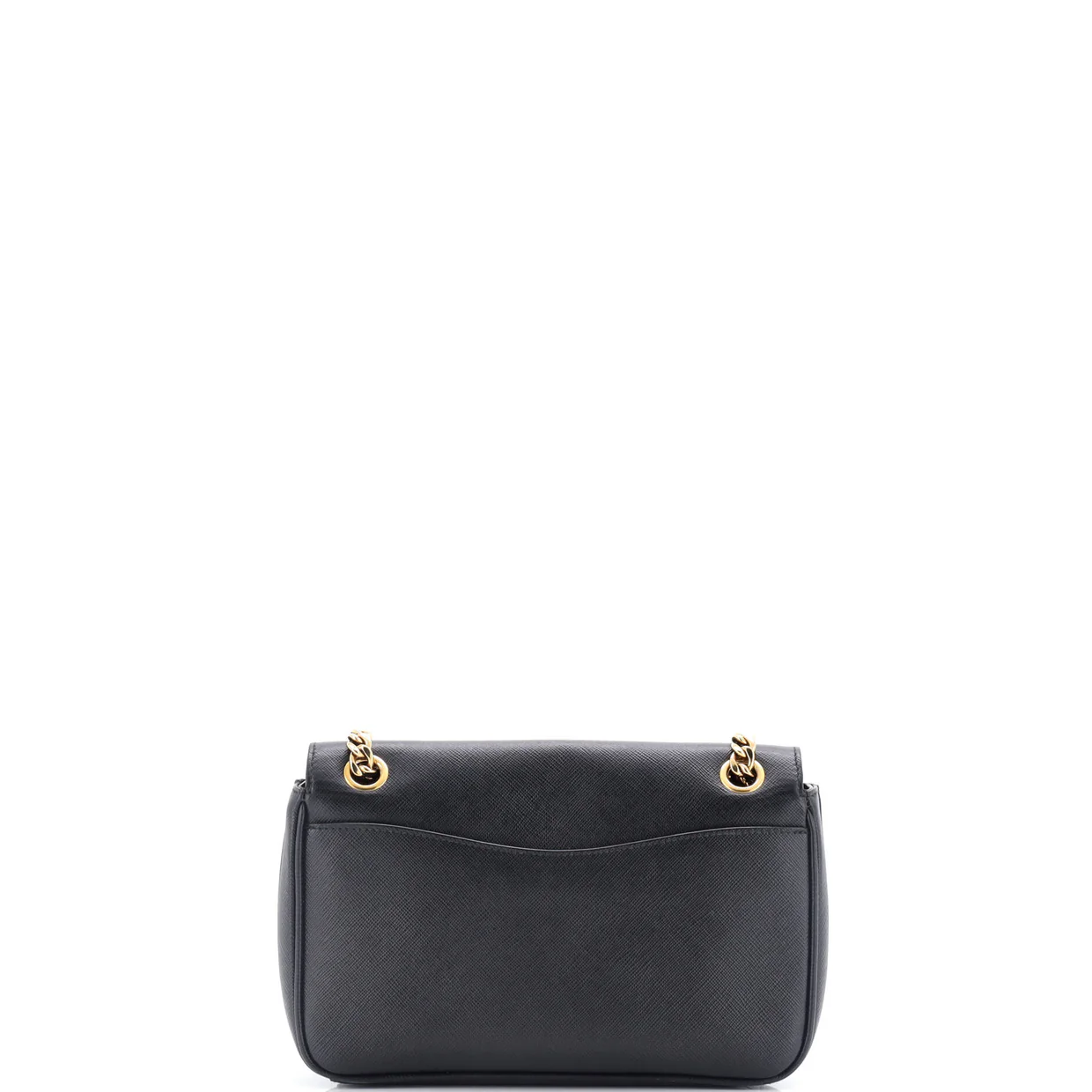 Pattina Flap Shoulder Bag Saffiano Leather Small - Deep Luxury