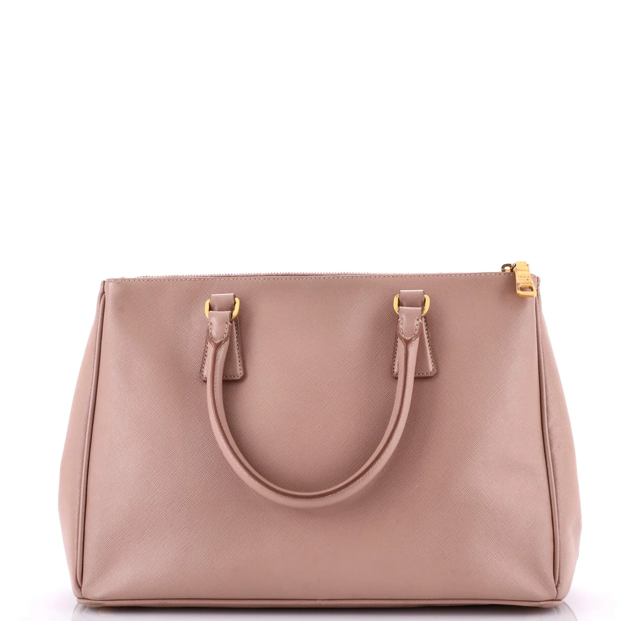 Double Zip Lux Tote Saffiano Leather Medium - Deep Luxury