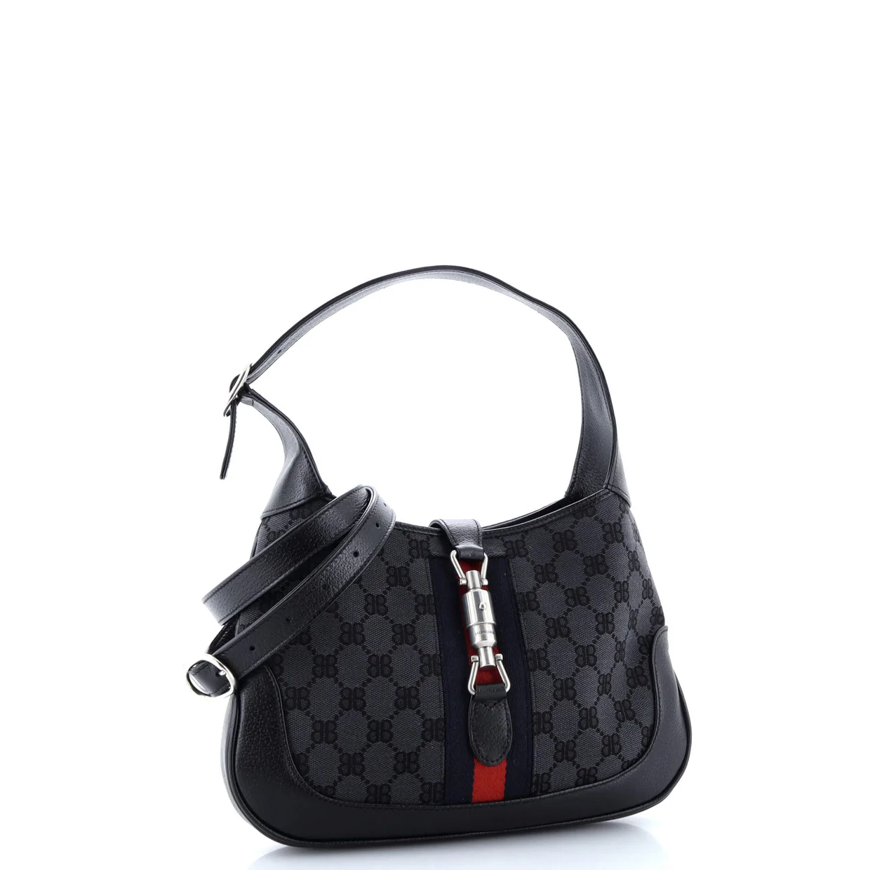 x Gucci The Hacker Project Jackie 1961 Hobo BB Canvas Small - Deep Luxury