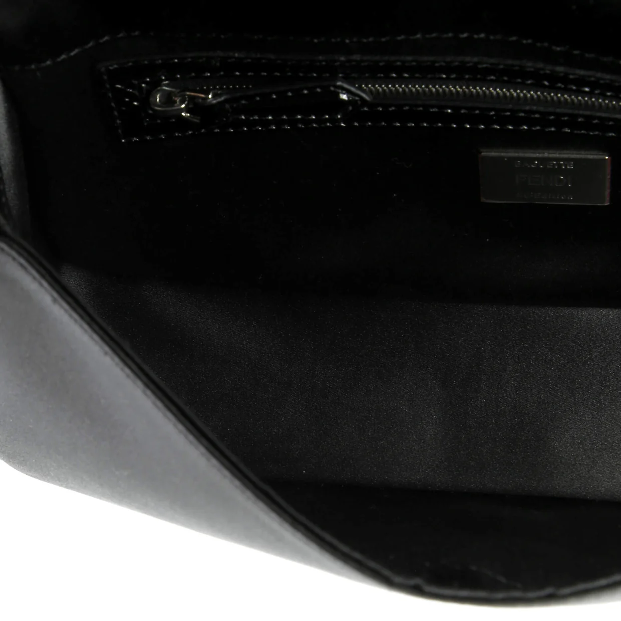 Baguette NM Bag Satin with Crystals and Karung Medium - Deep Luxury