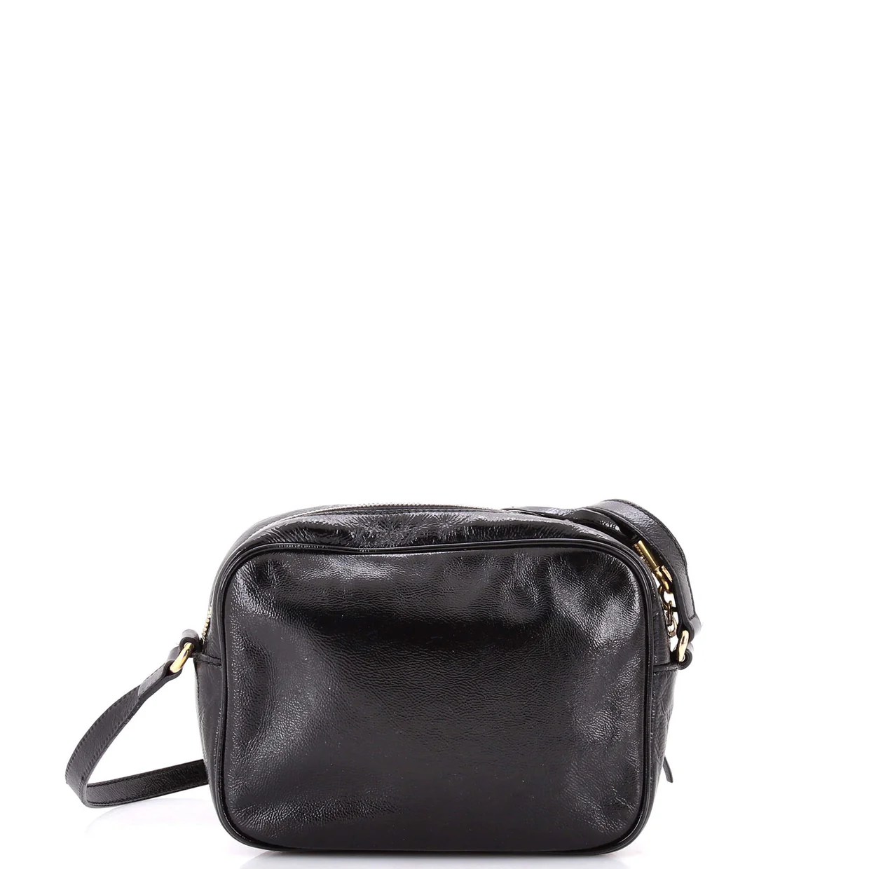 Soho Disco Crossbody Bag Patent Small - Deep Luxury