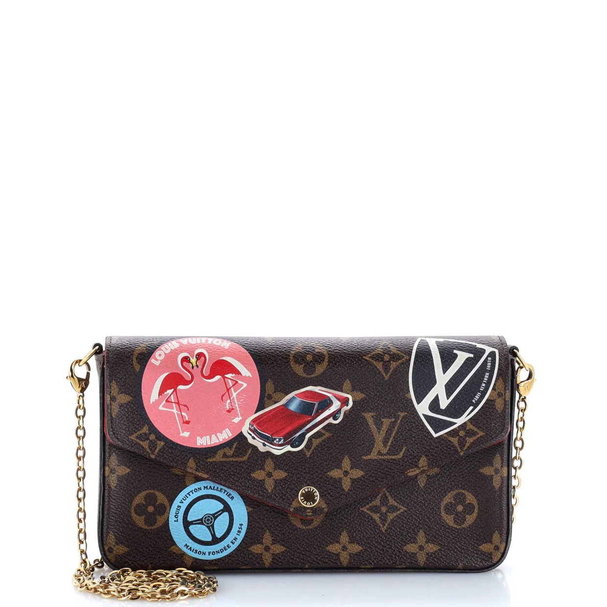 Felicie Pochette Limited Edition Monogram Canvas - Deep Luxury
