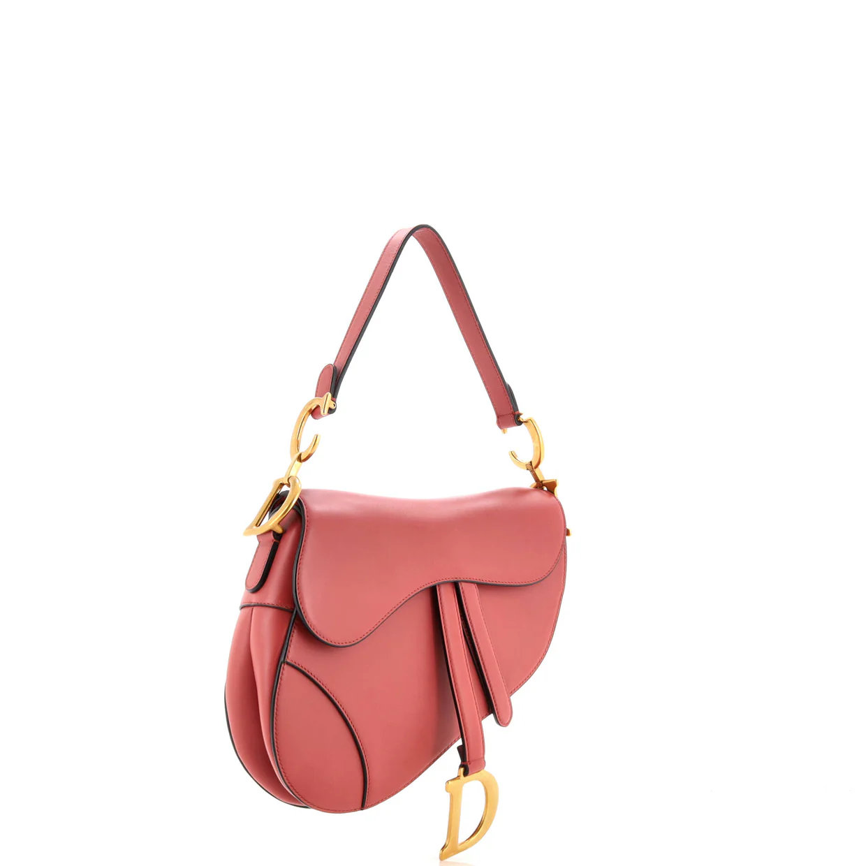 Saddle Handbag Leather Medium - Deep Luxury