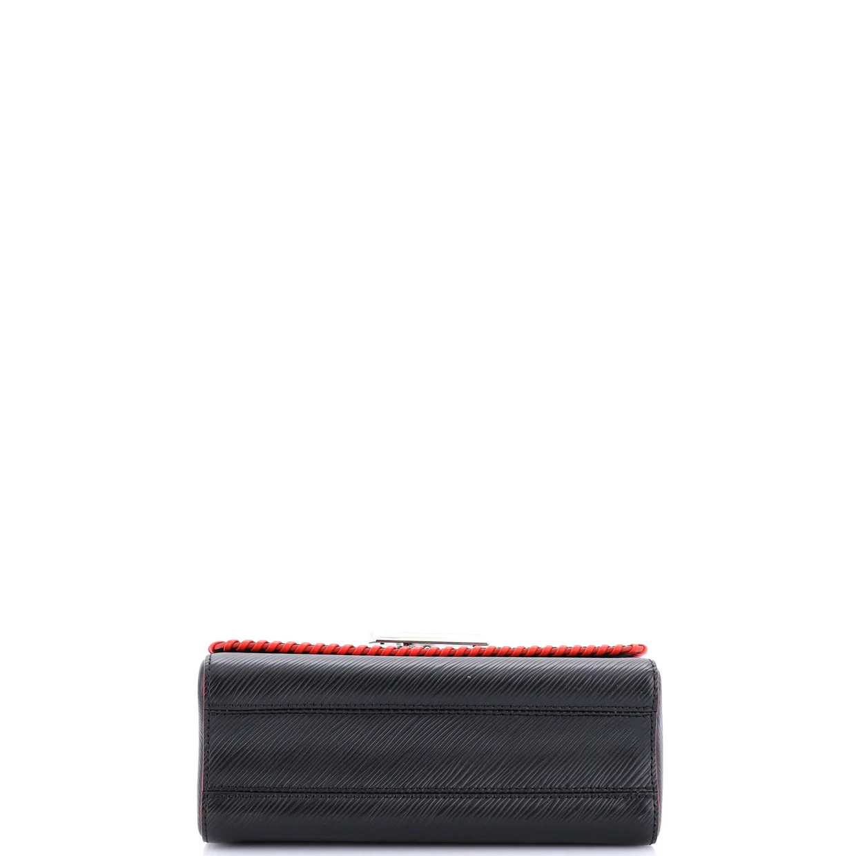 Twist Handbag Limited Edition Flower Embellished Epi Leather with Whipstitch Details MM - Deep Luxury
