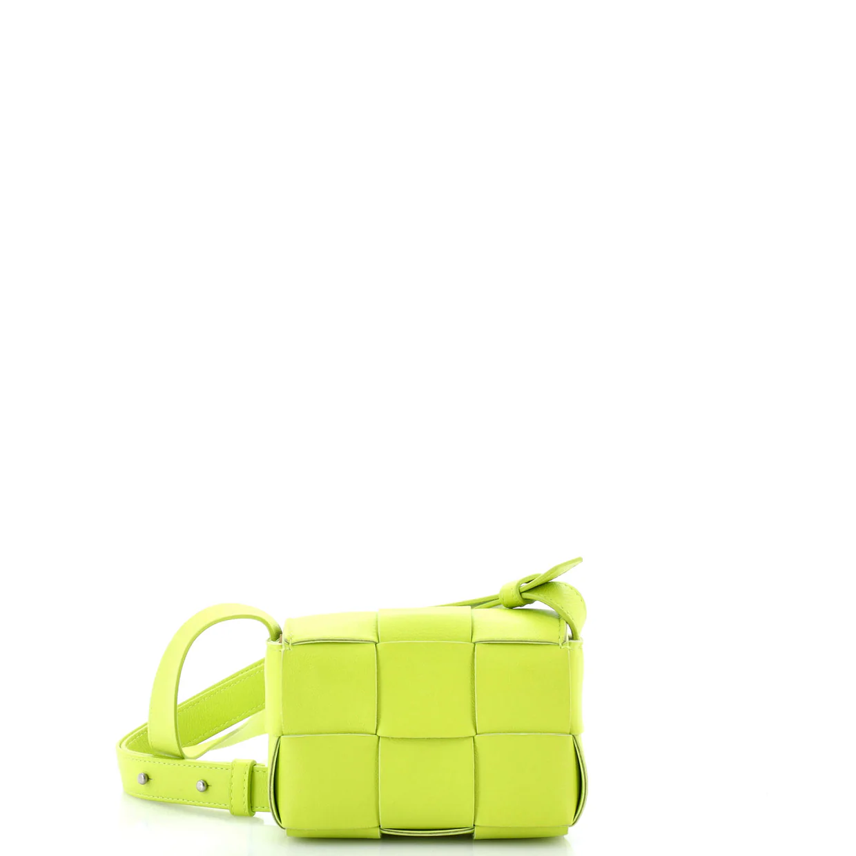 Cassette Crossbody Bag Maxi Intrecciato Leather Candy - Deep Luxury