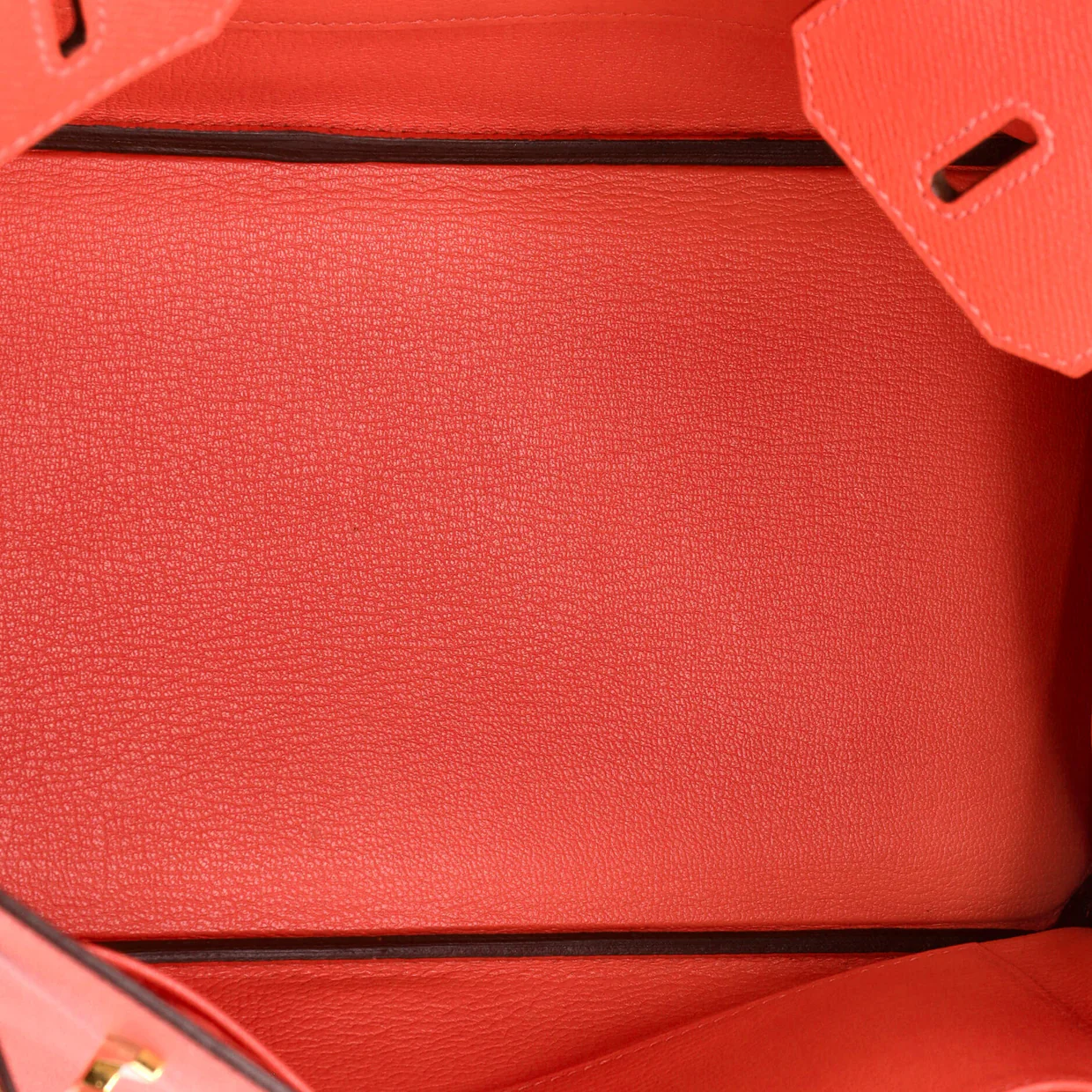 Birkin Handbag Rouge Pivoine Epsom with Gold Hardware 30 - Deep Luxury